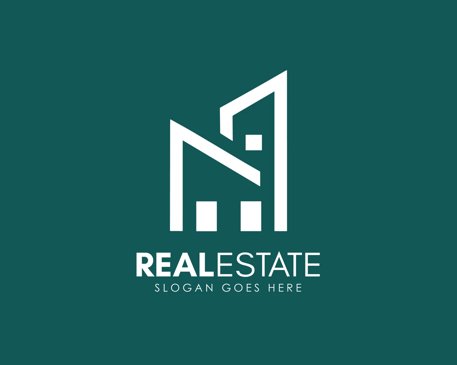 Real estate customizable logo design #34285