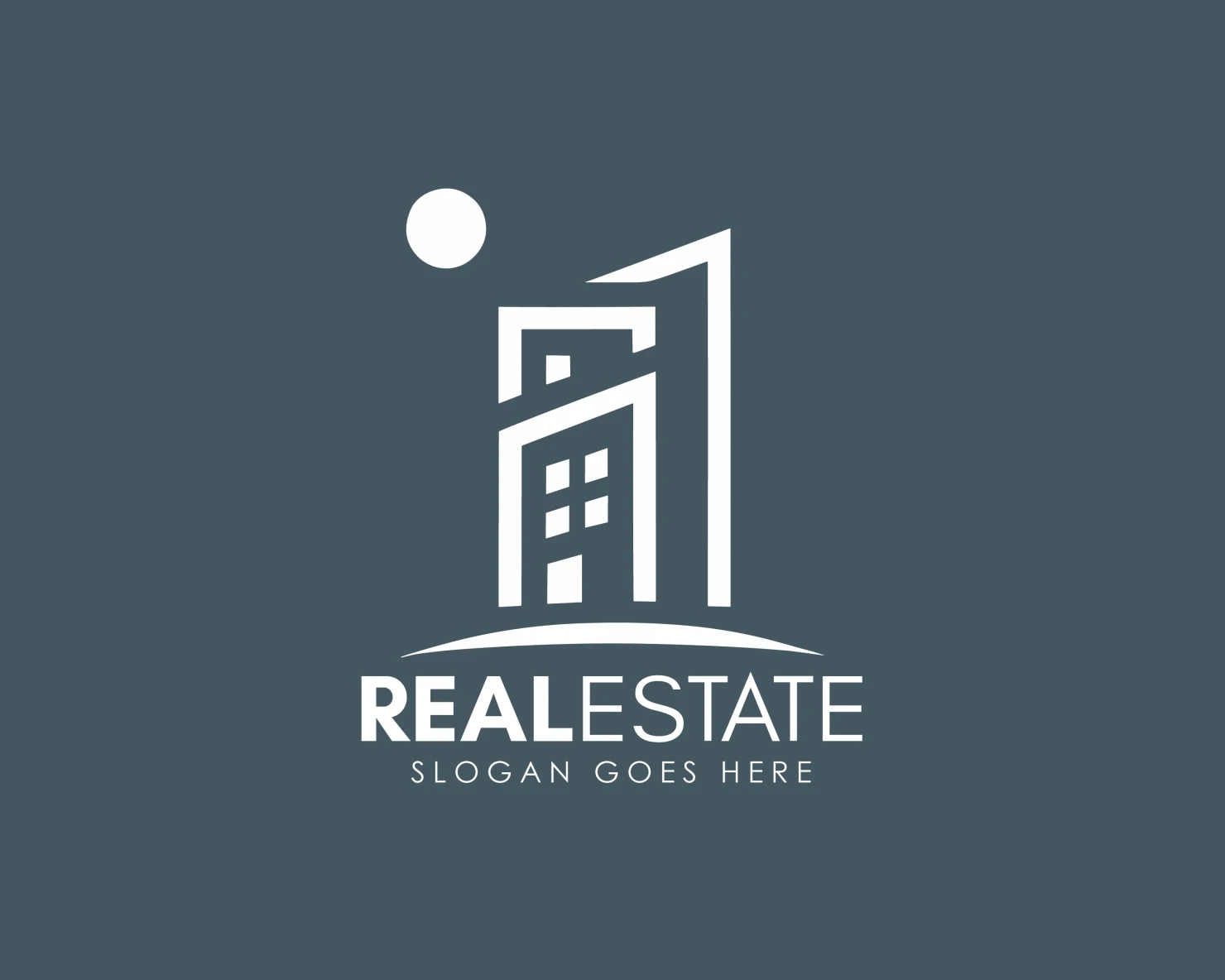 Real estate customizable logo design #34286