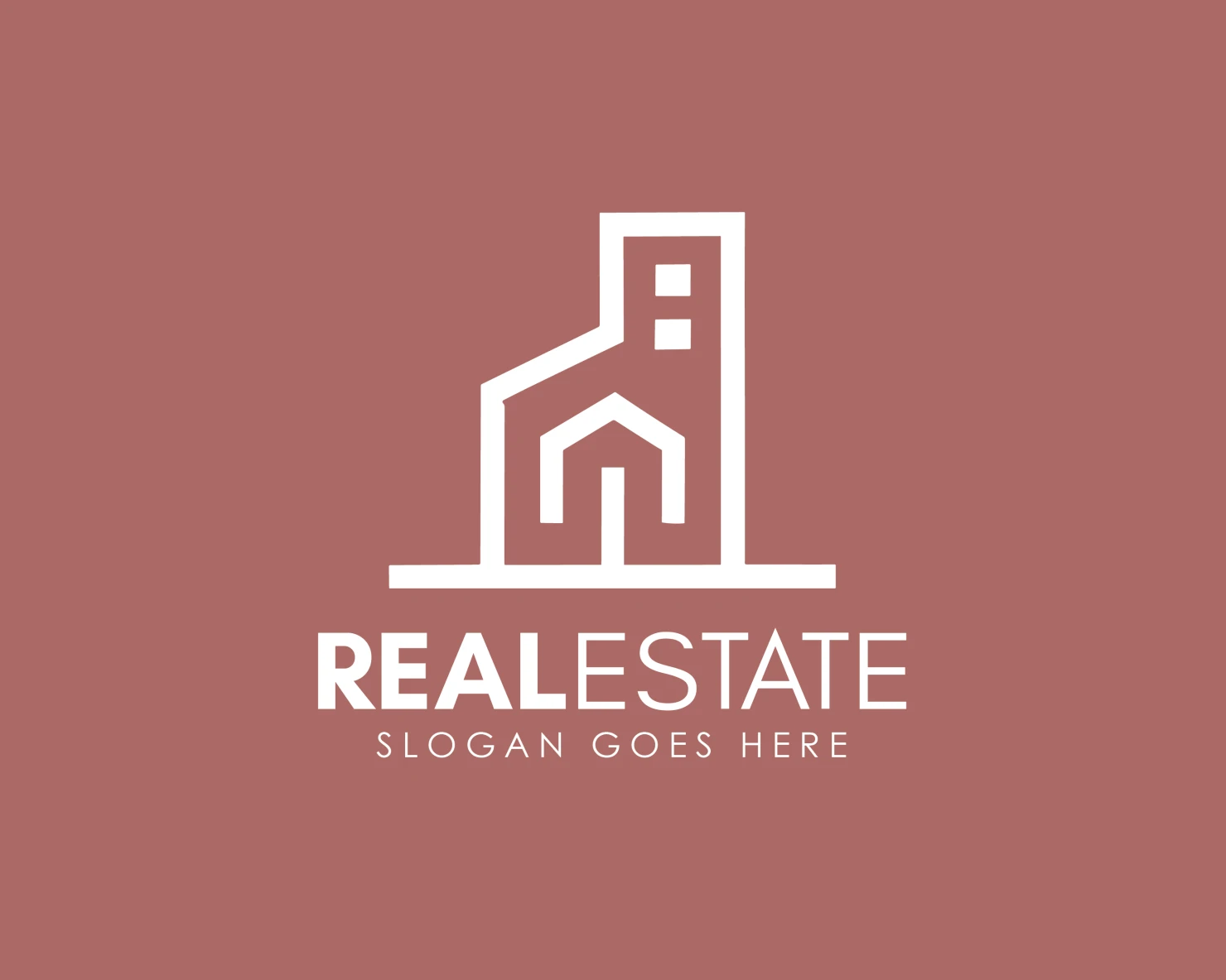 Real estate customizable logo design #34301