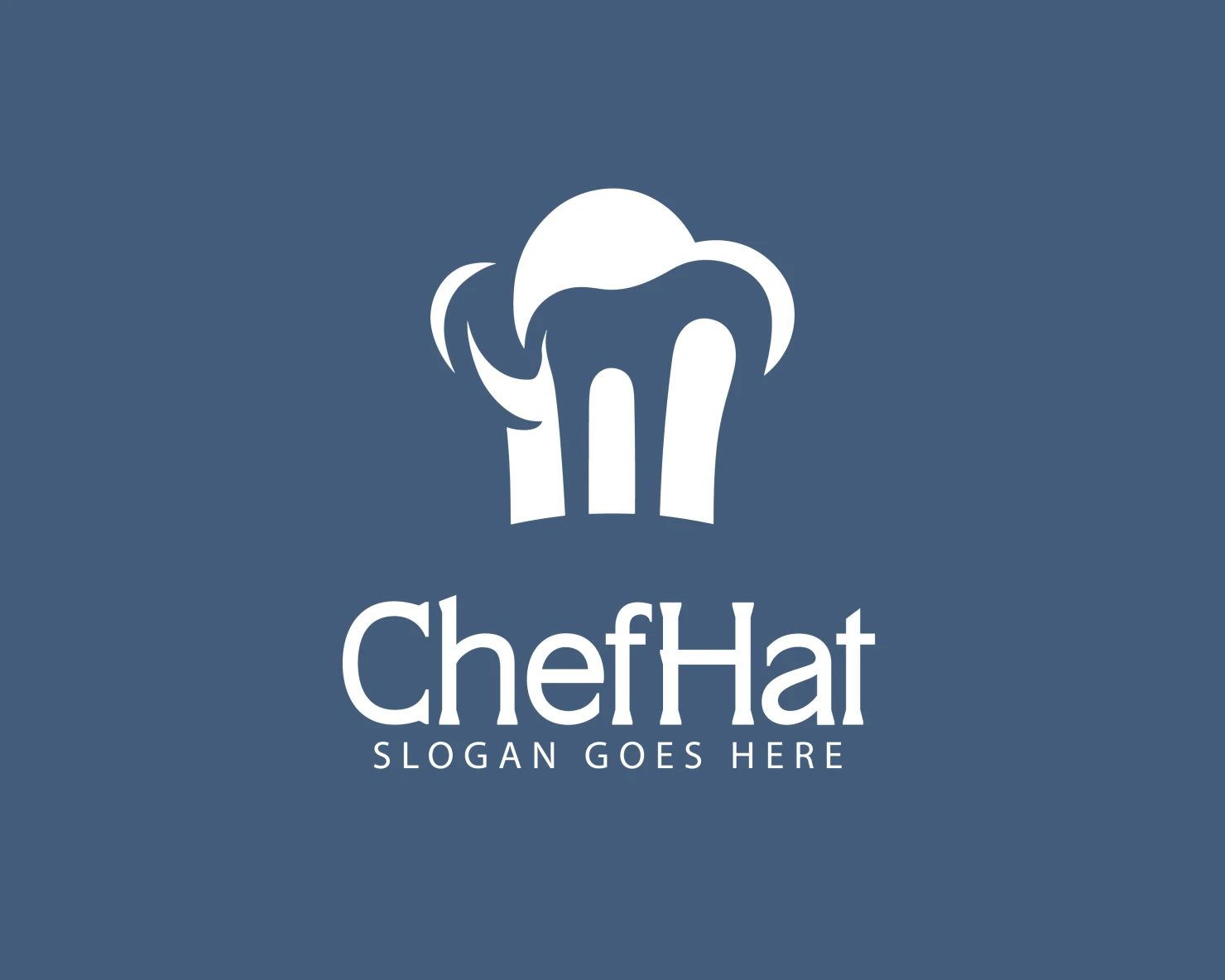 chef hat customizable logo design #34305