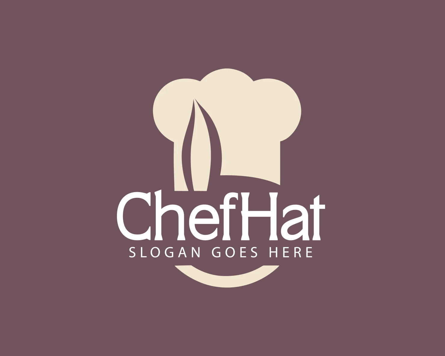 chef hat customizable logo design #34306