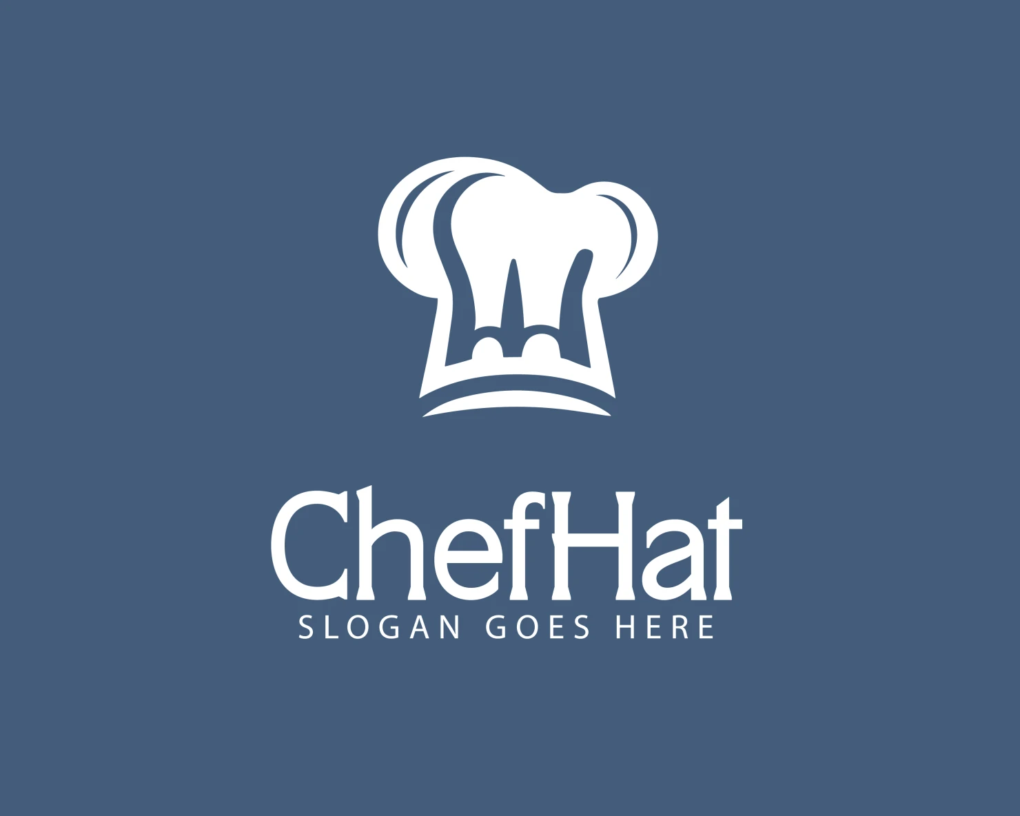 chef hat customizable logo design #34307