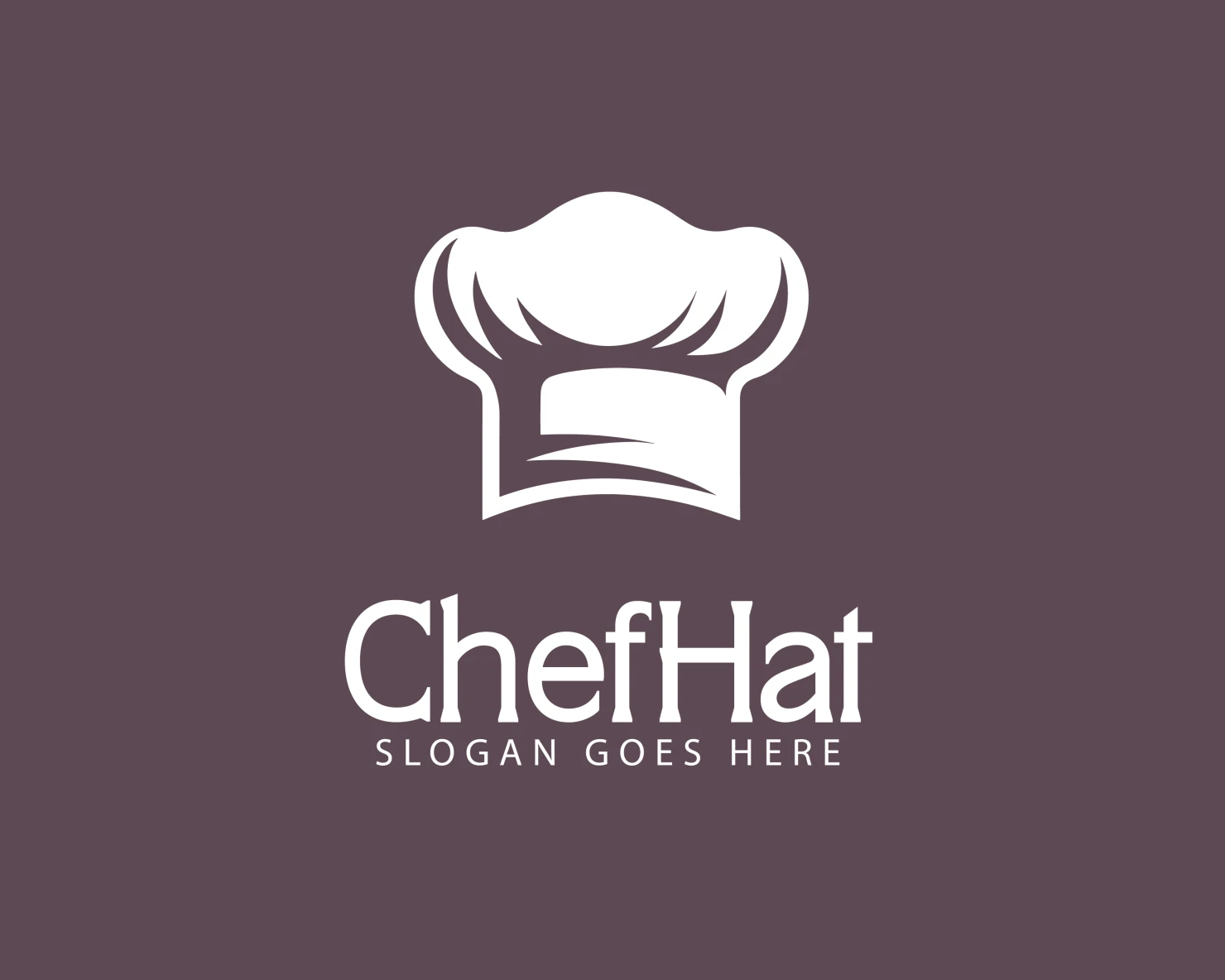 chef hat customizable logo design #34309