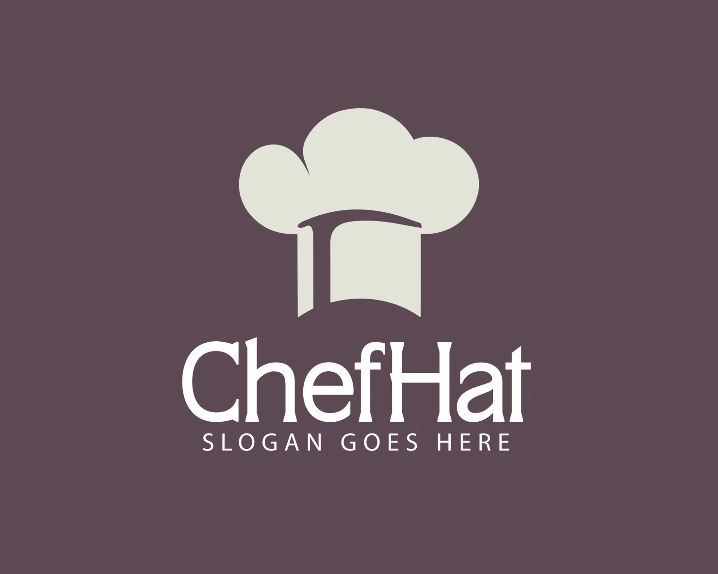chef hat customizable logo design #34312