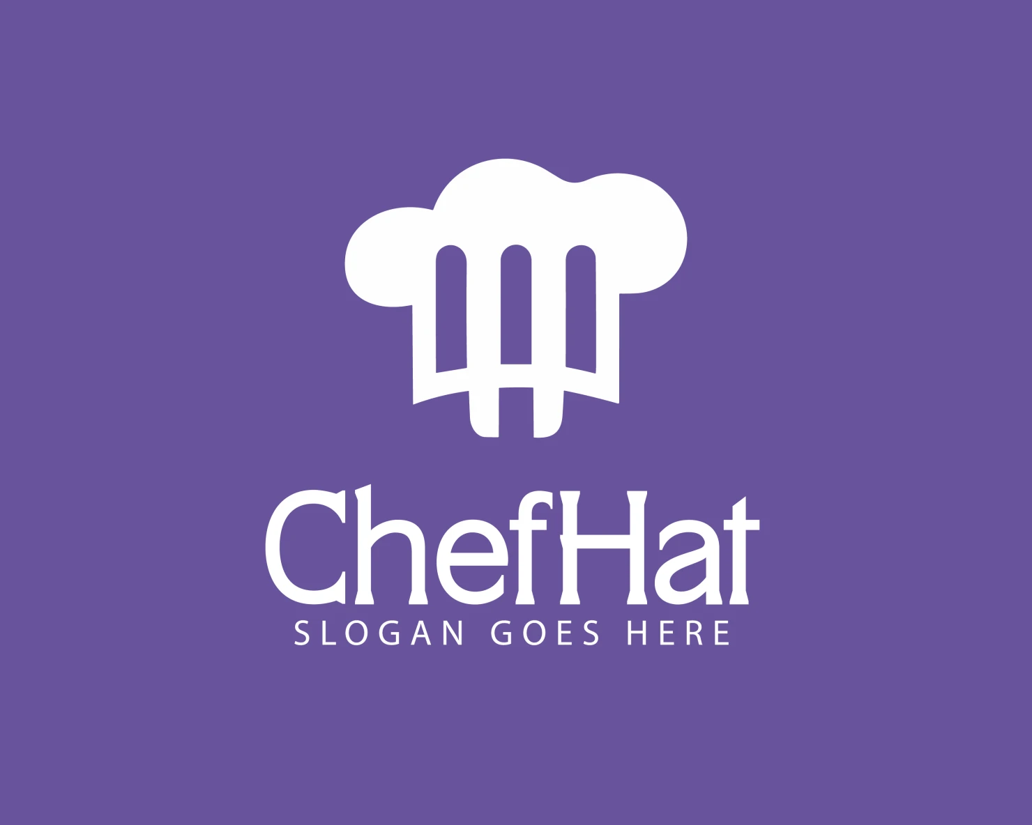 chef hat customizable logo design #34314