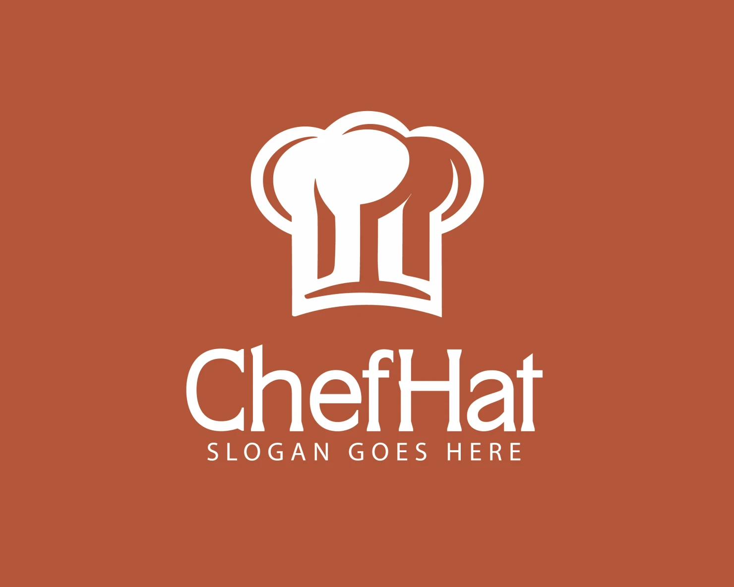 chef hat customizable logo design #34320