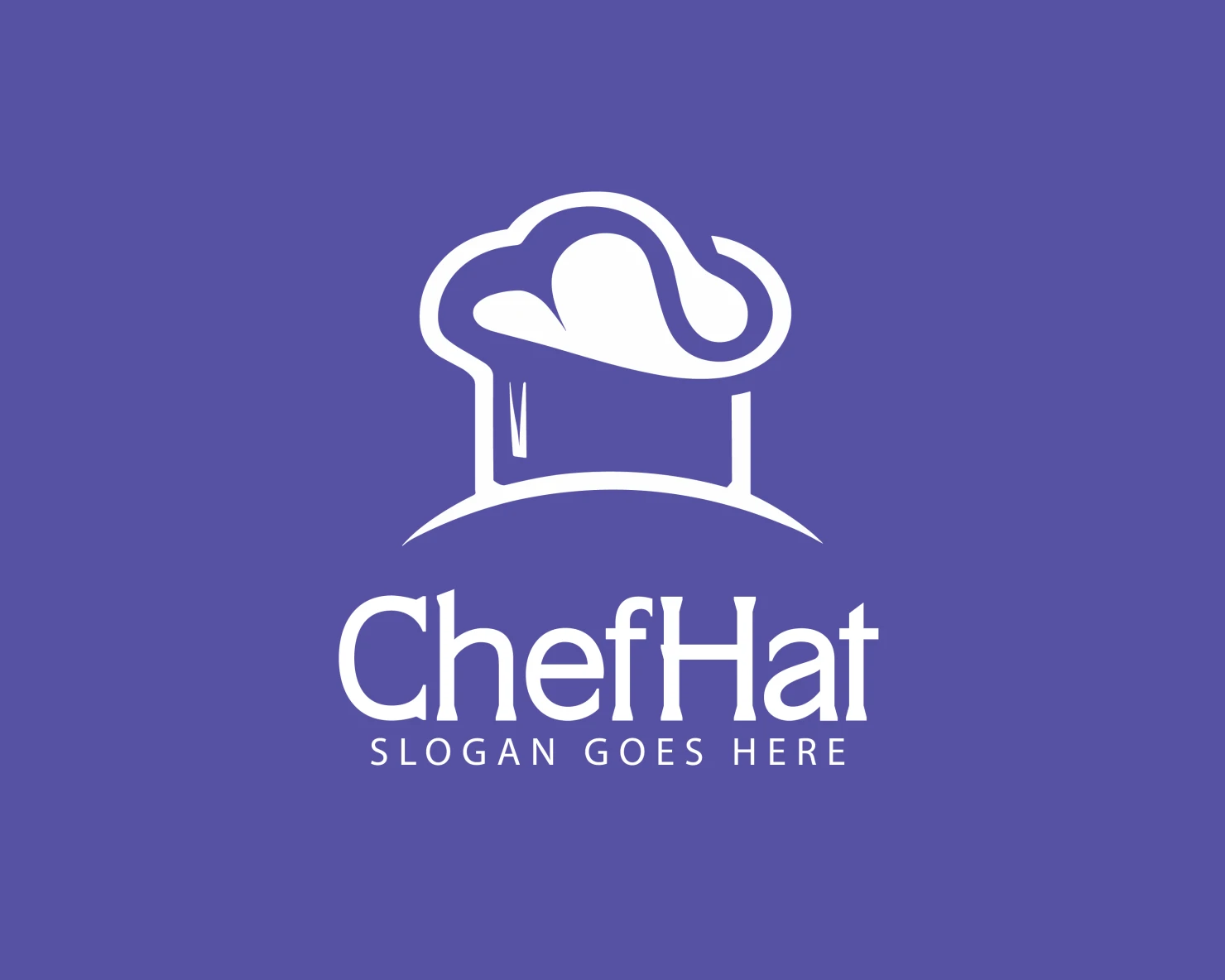 chef hat customizable logo design #34321
