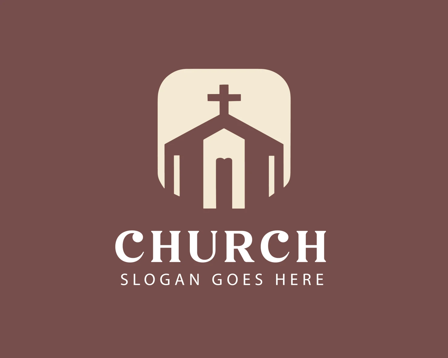 Church customizable logo design #34324