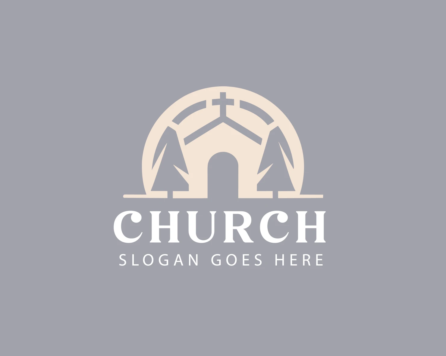 Church customizable logo design #34326