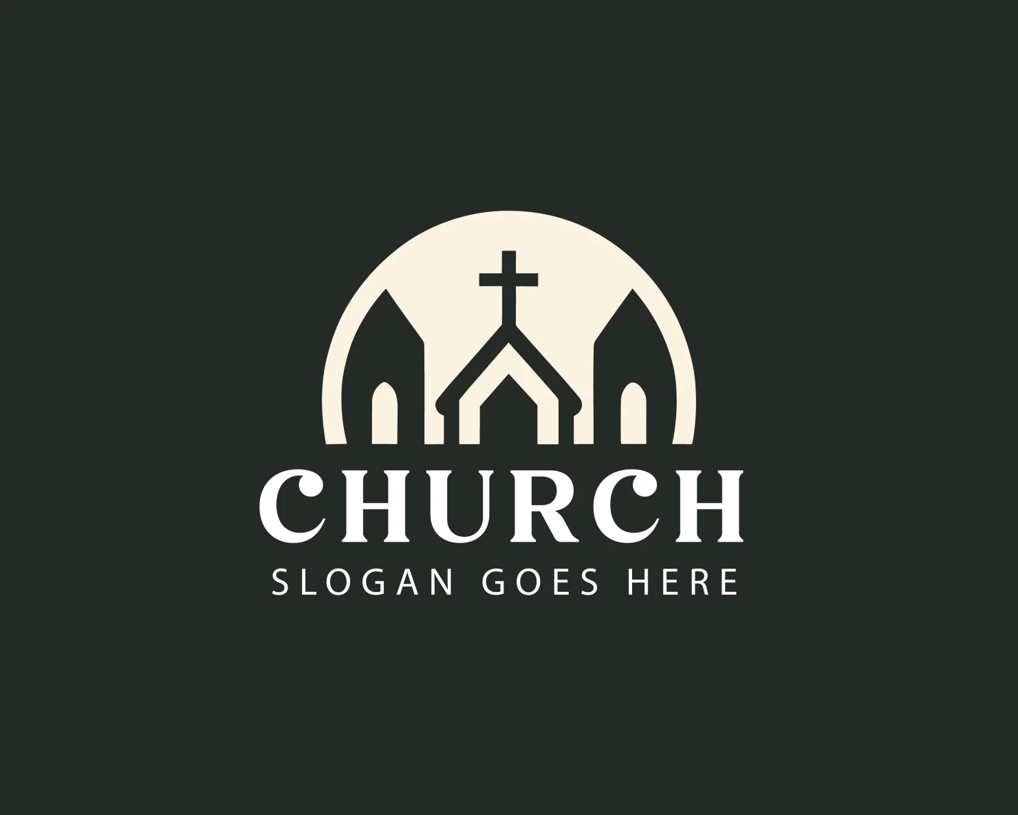 Church customizable logo design #34328