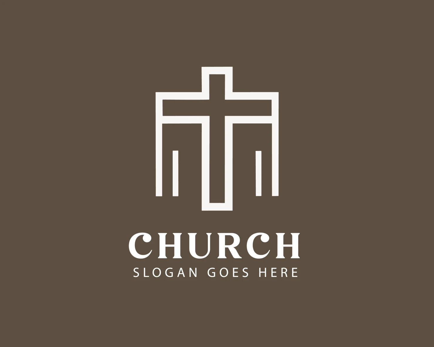 Church customizable logo design #34329
