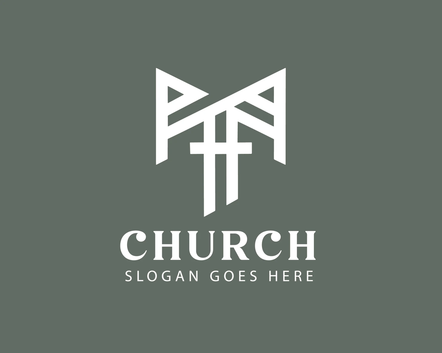Church customizable logo design #34330