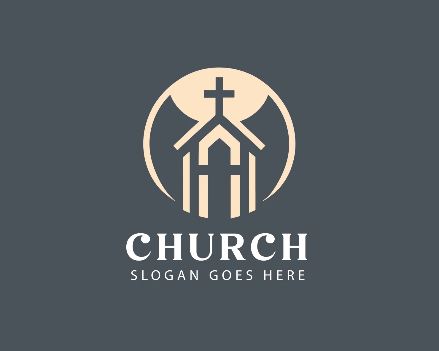 Church customizable logo design #34331