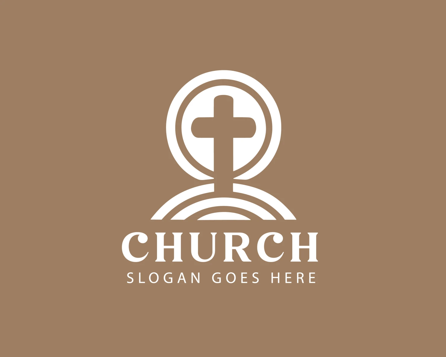 Church customizable logo design #34338