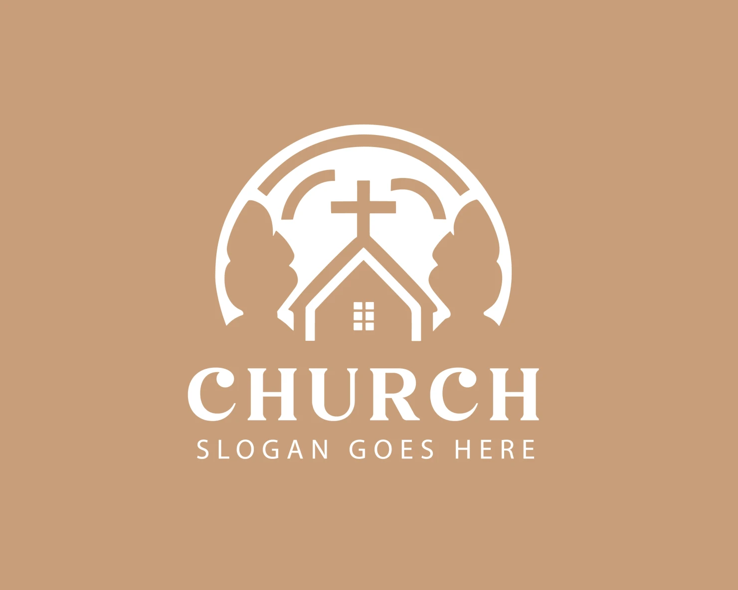 Church customizable logo design #34339