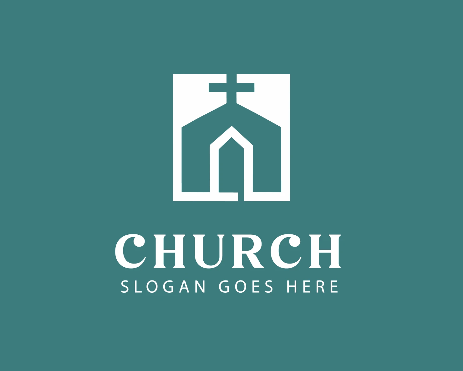 Church customizable logo design #34341