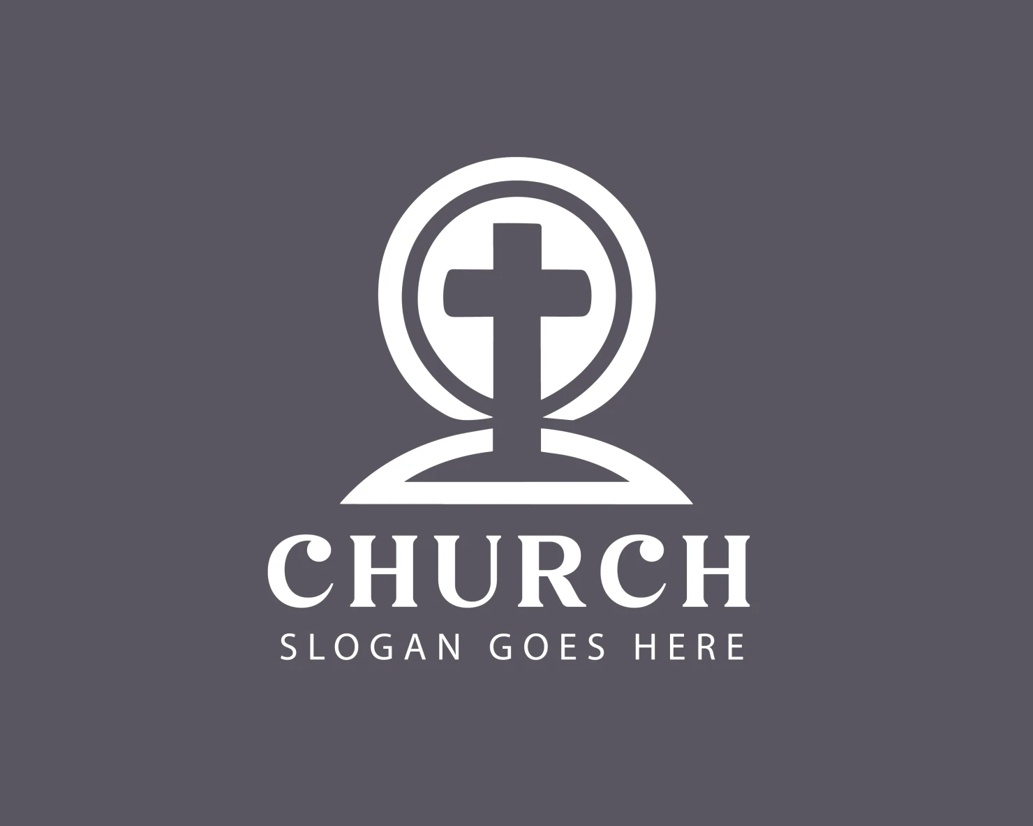 Church customizable logo design #34342