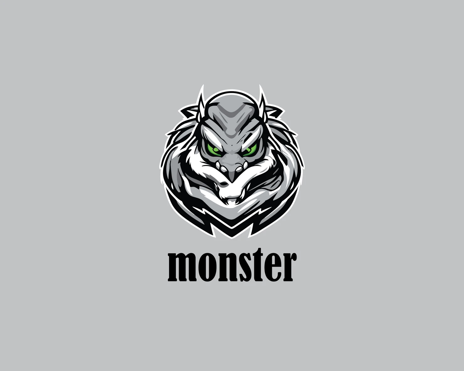 Monsters customizable logo design #34347