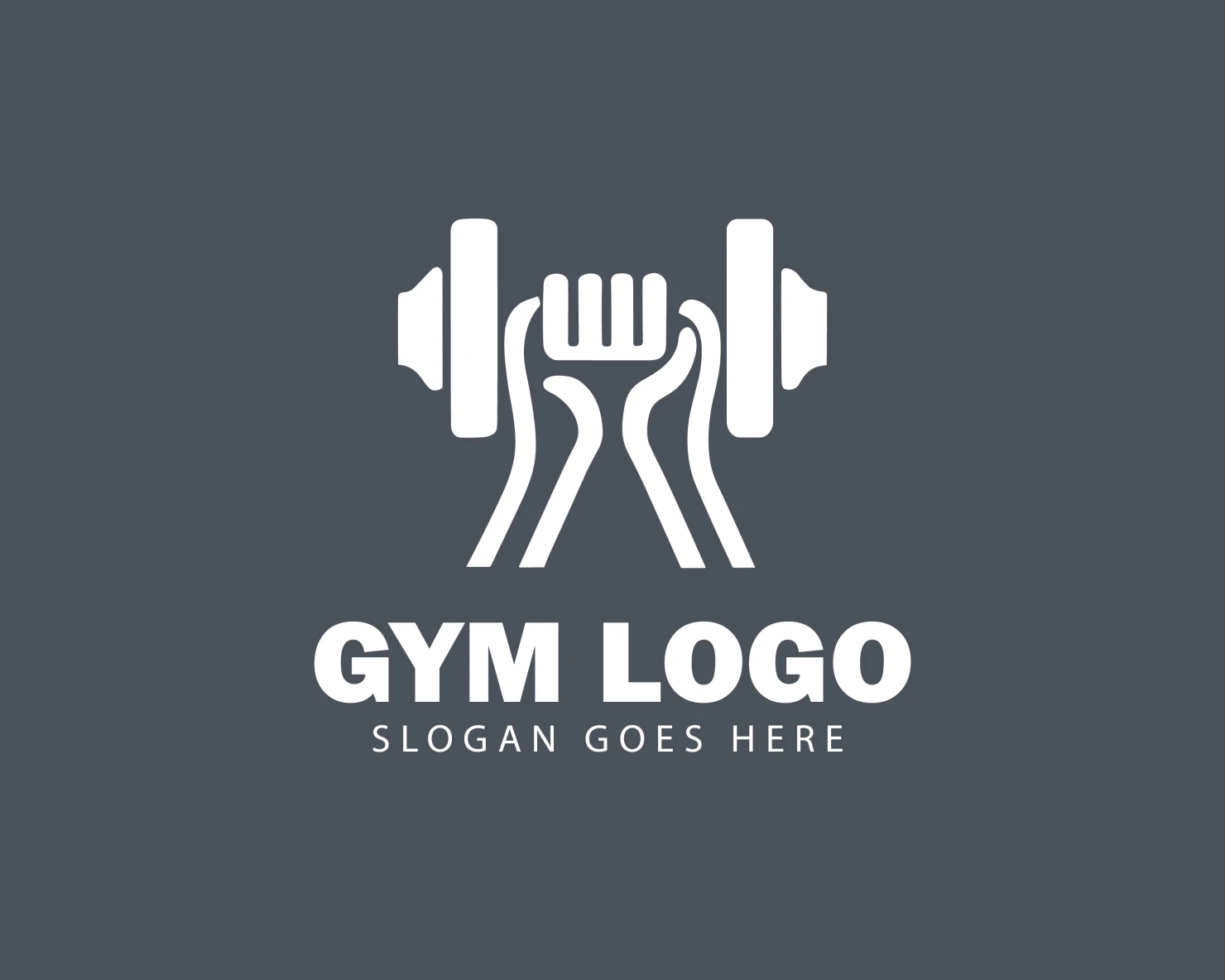 Gym customizable logo design #34350