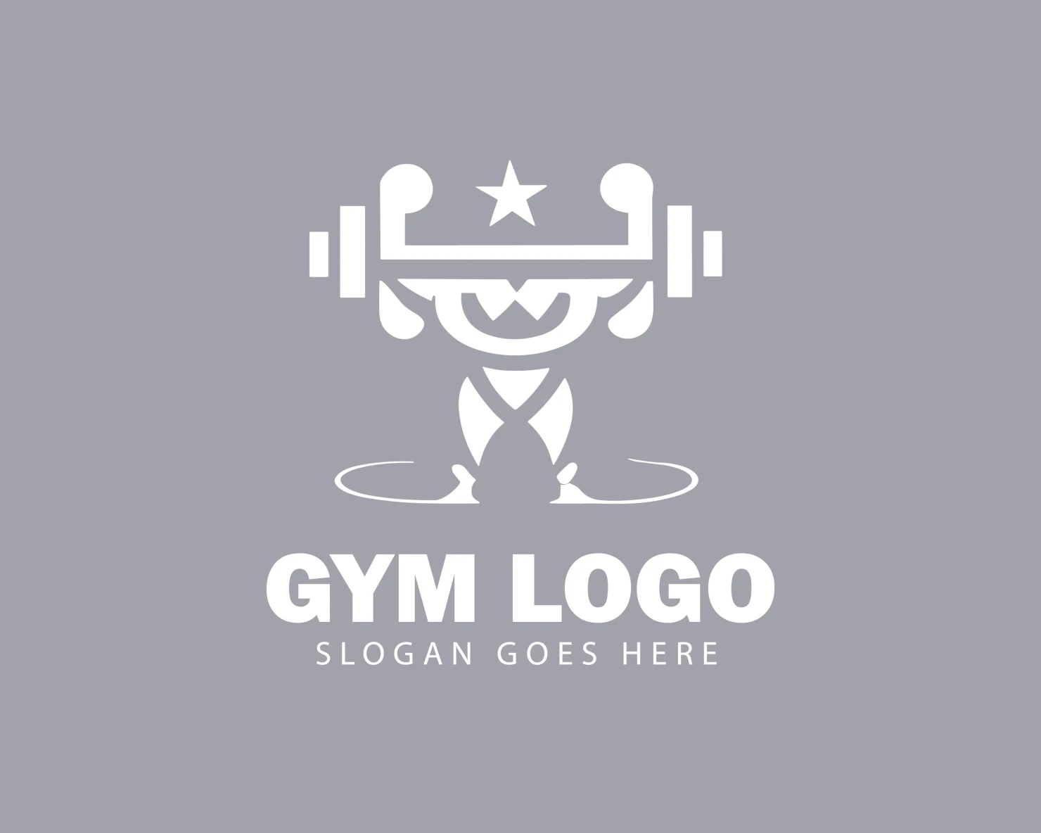 Gym customizable logo design #34356
