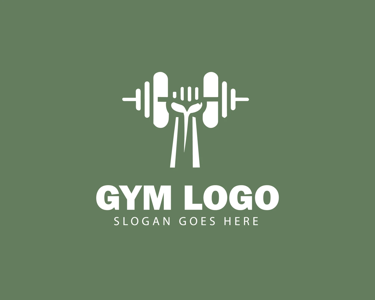 Gym customizable logo design #34361