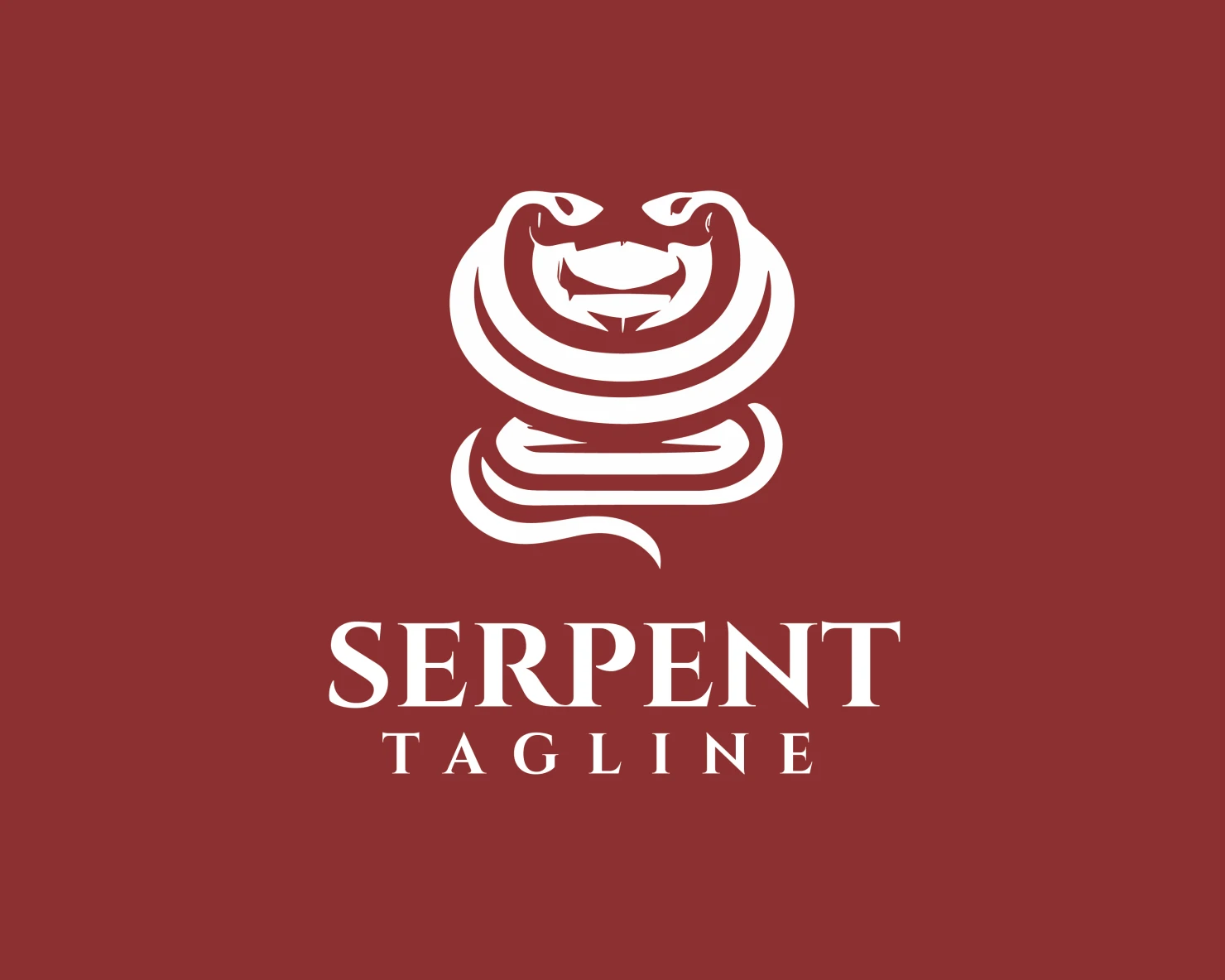 Serpent customizable logo design #34363