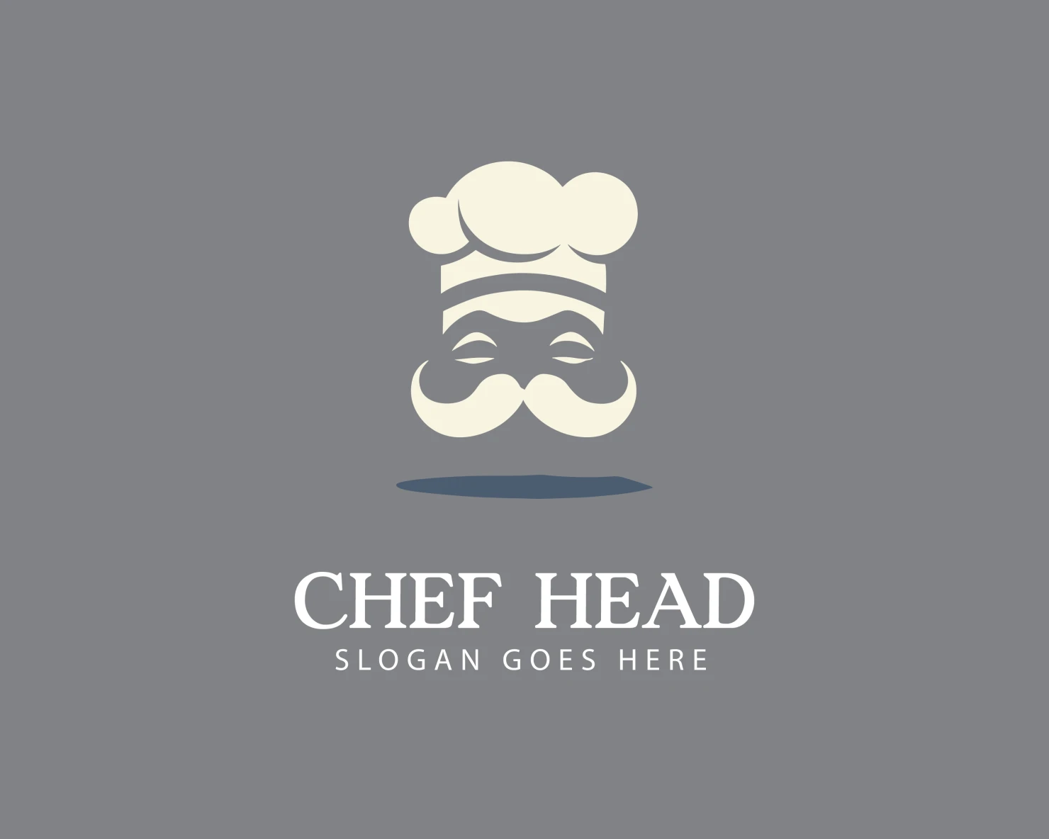 Chef head customizable logo design #34379