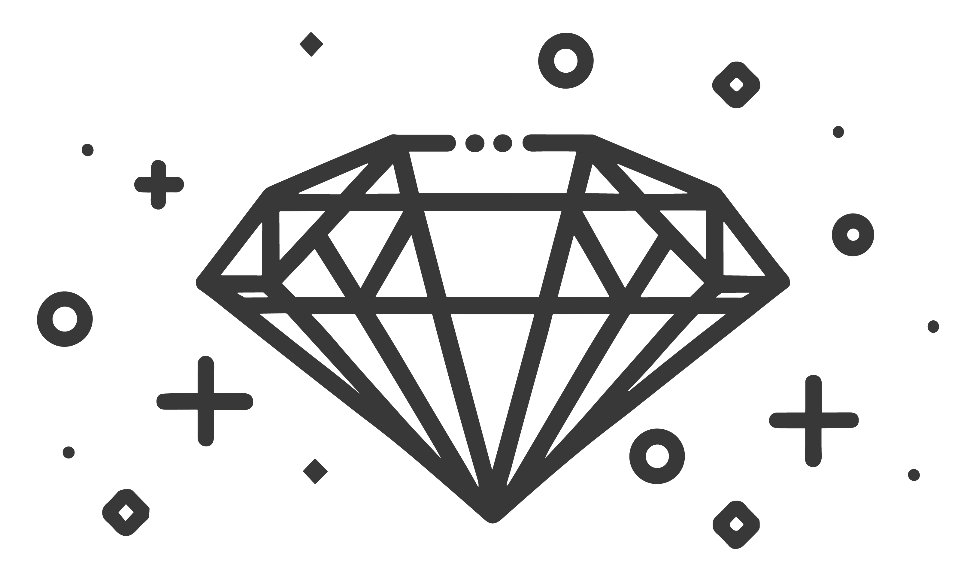 Diamonds customizable icon set design #34579