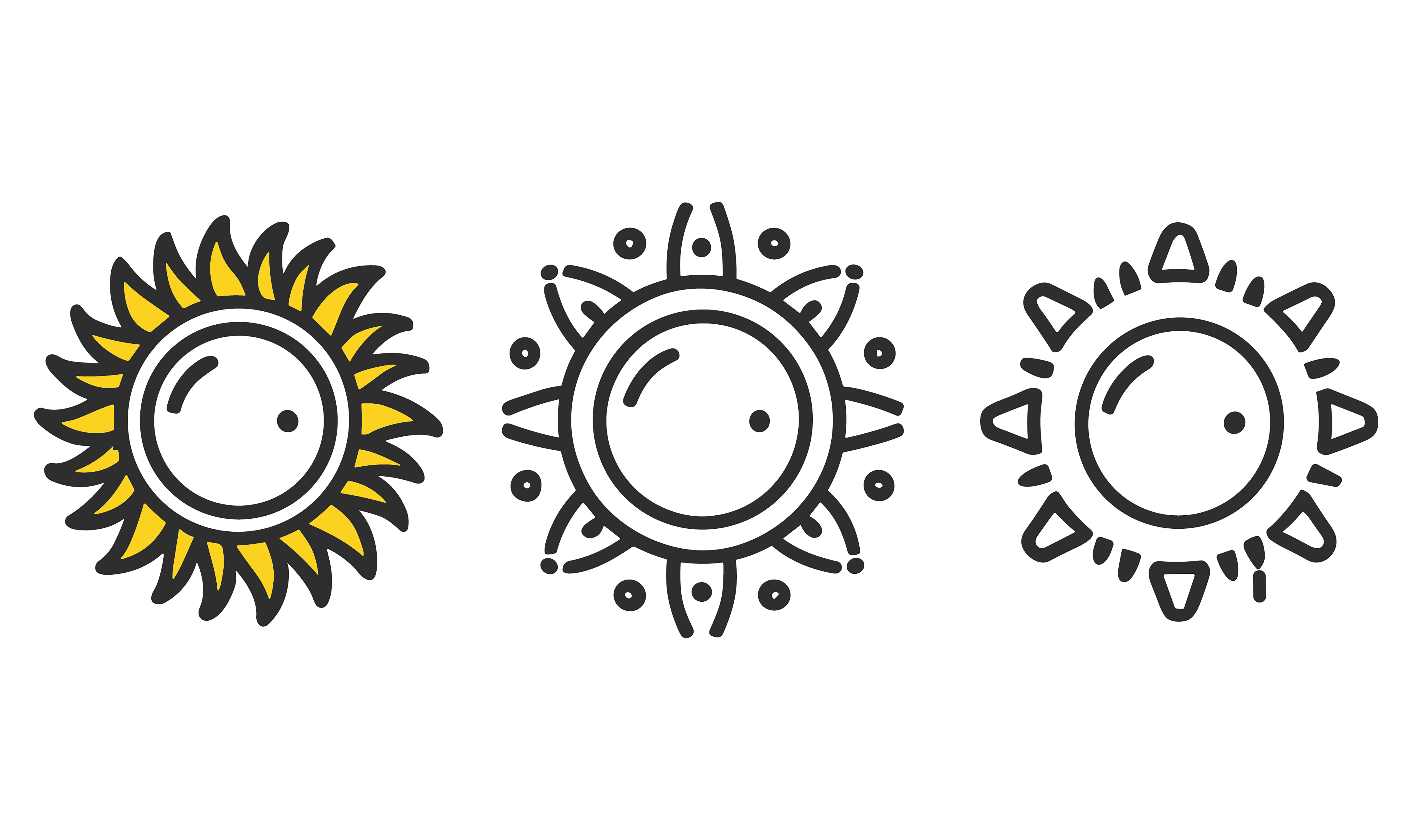 Sun customizable icon set design #34706