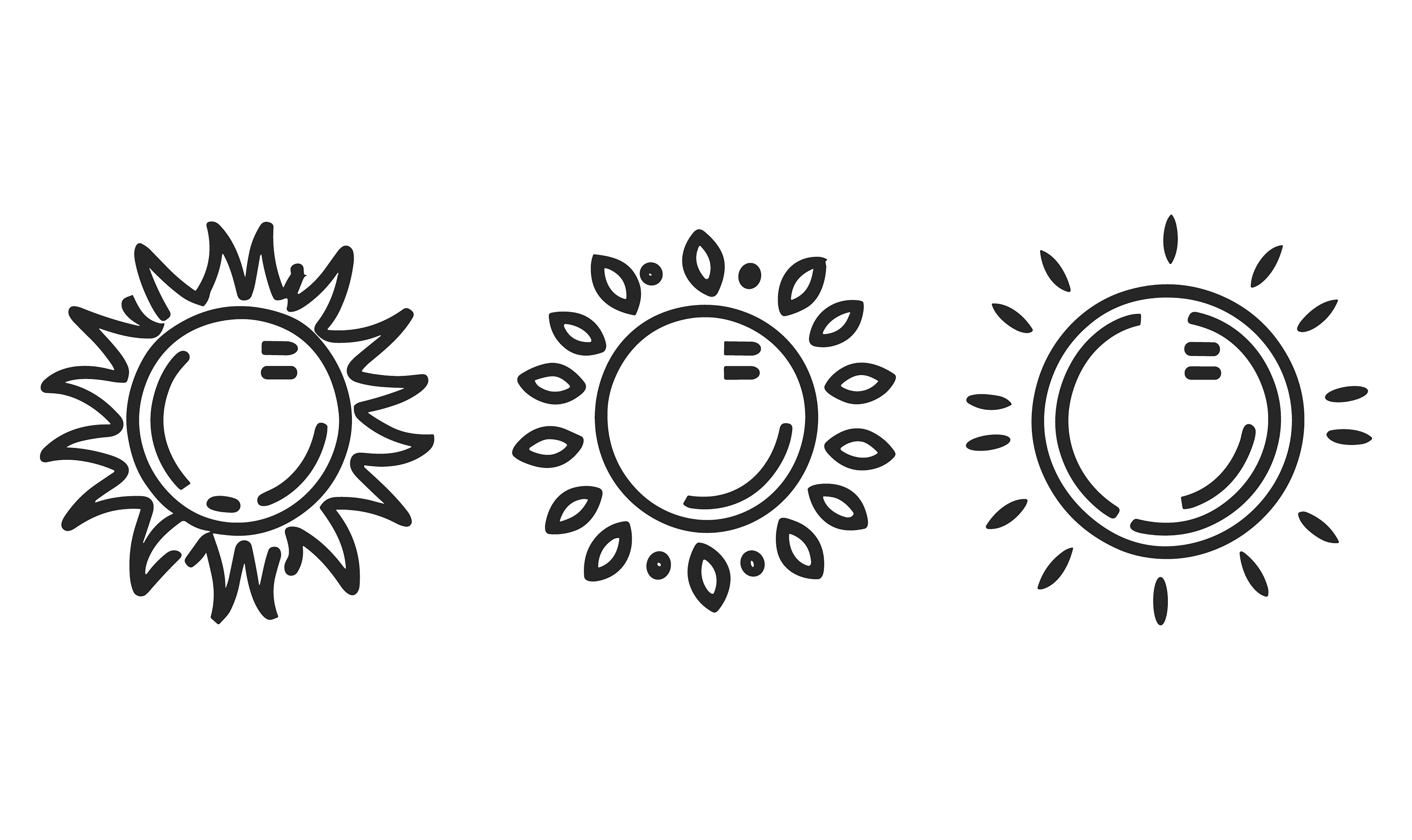 Sun customizable icon set design #34708