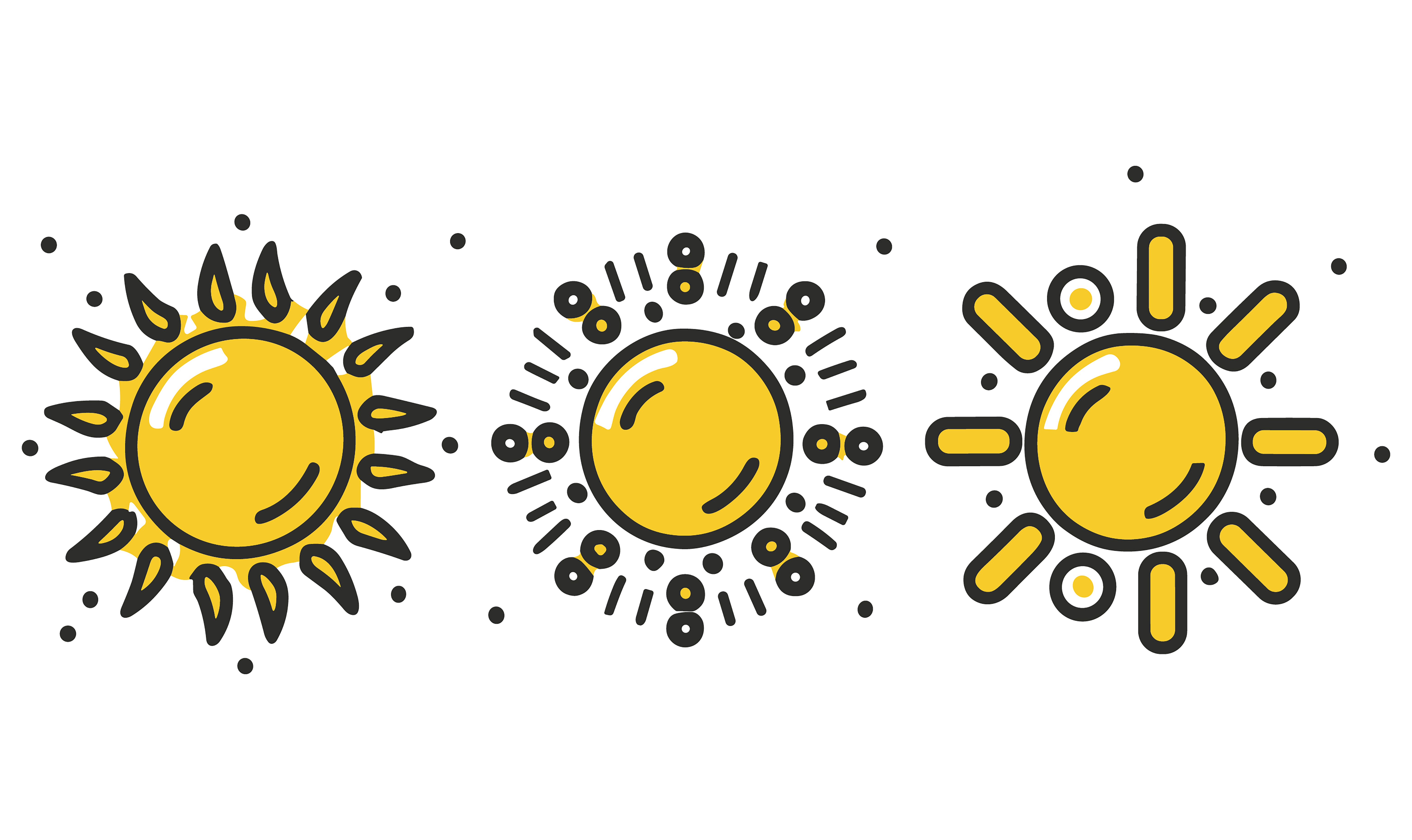 Sun customizable icon set design #34713