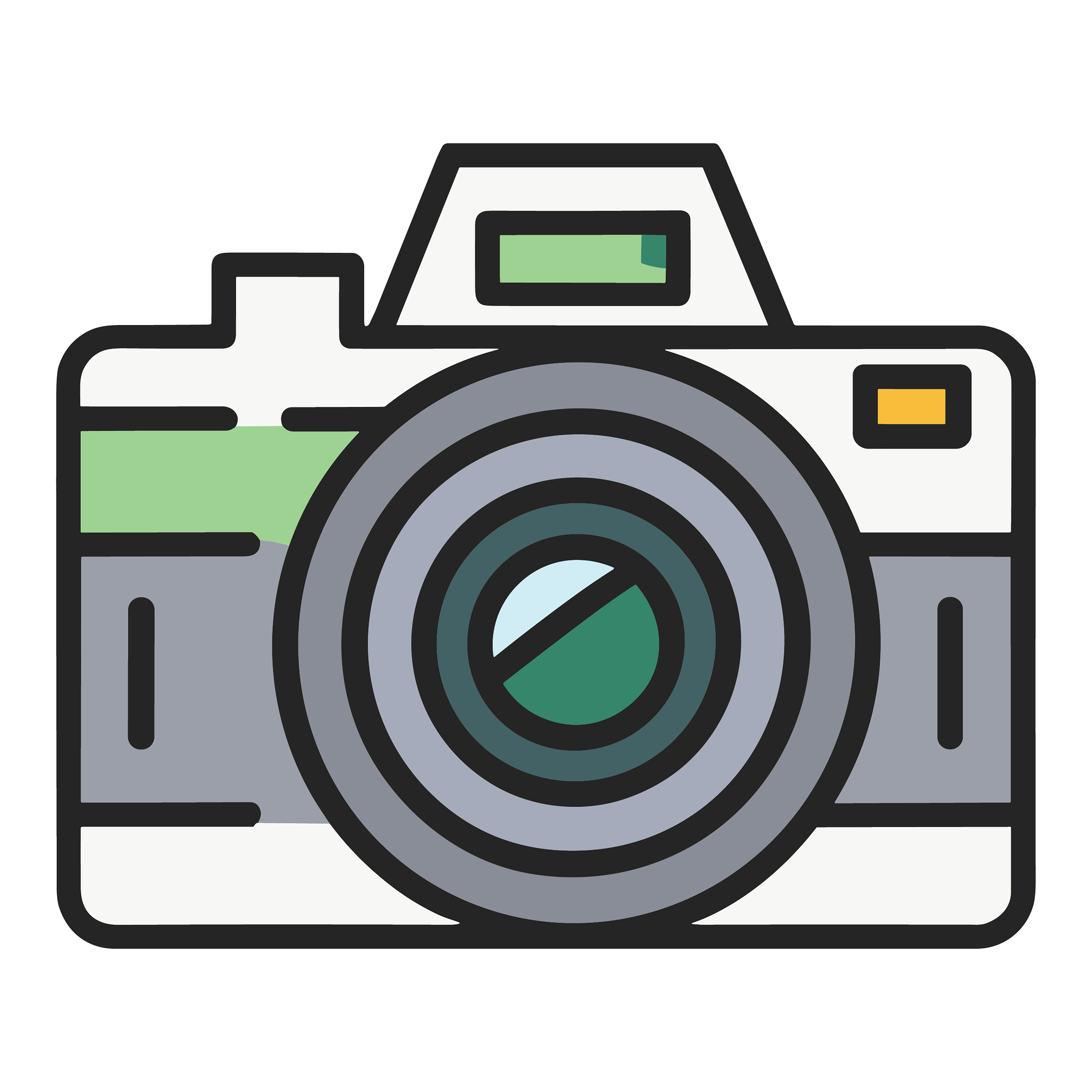 Camera customizable icon set design #34799