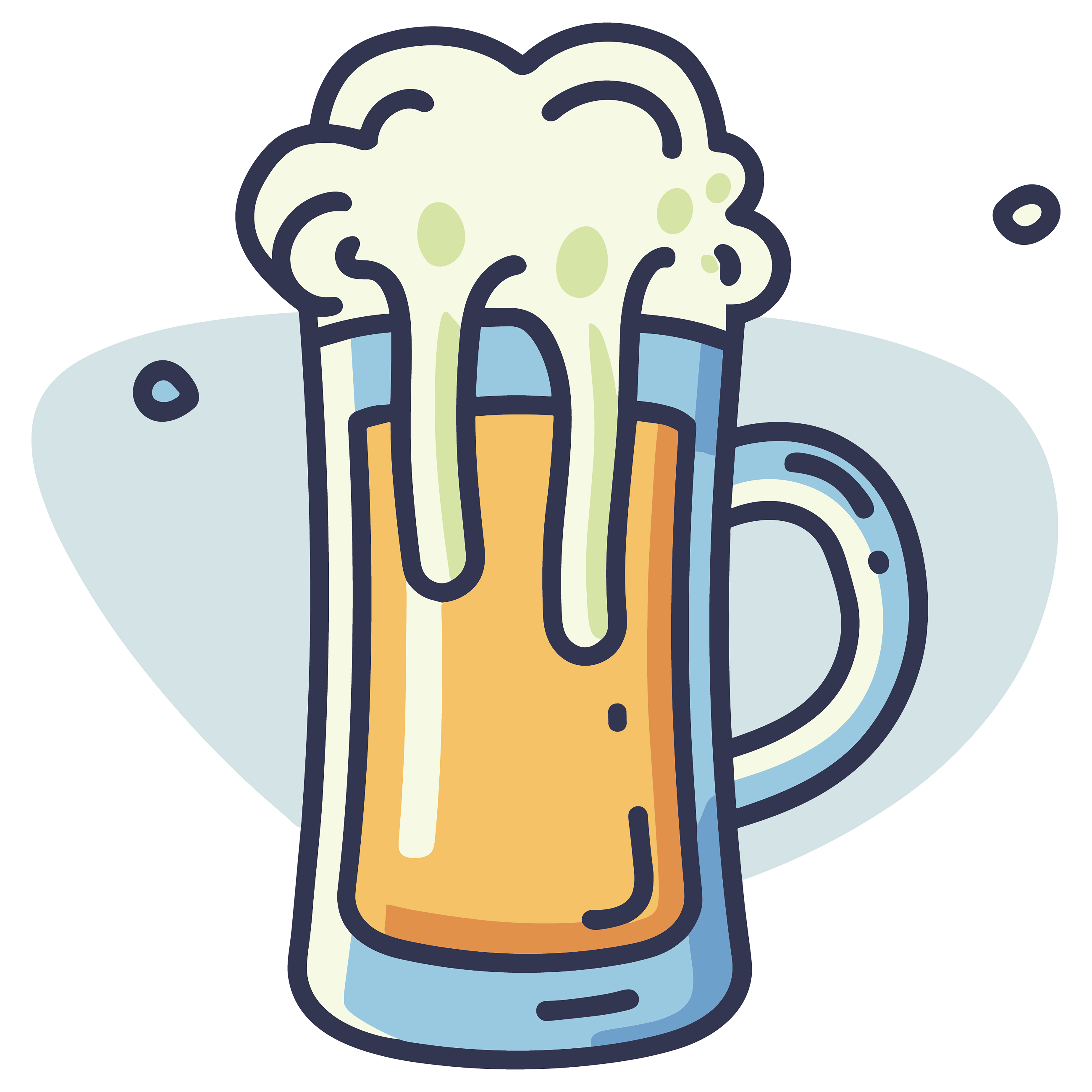 Beer customizable icon set design #35204