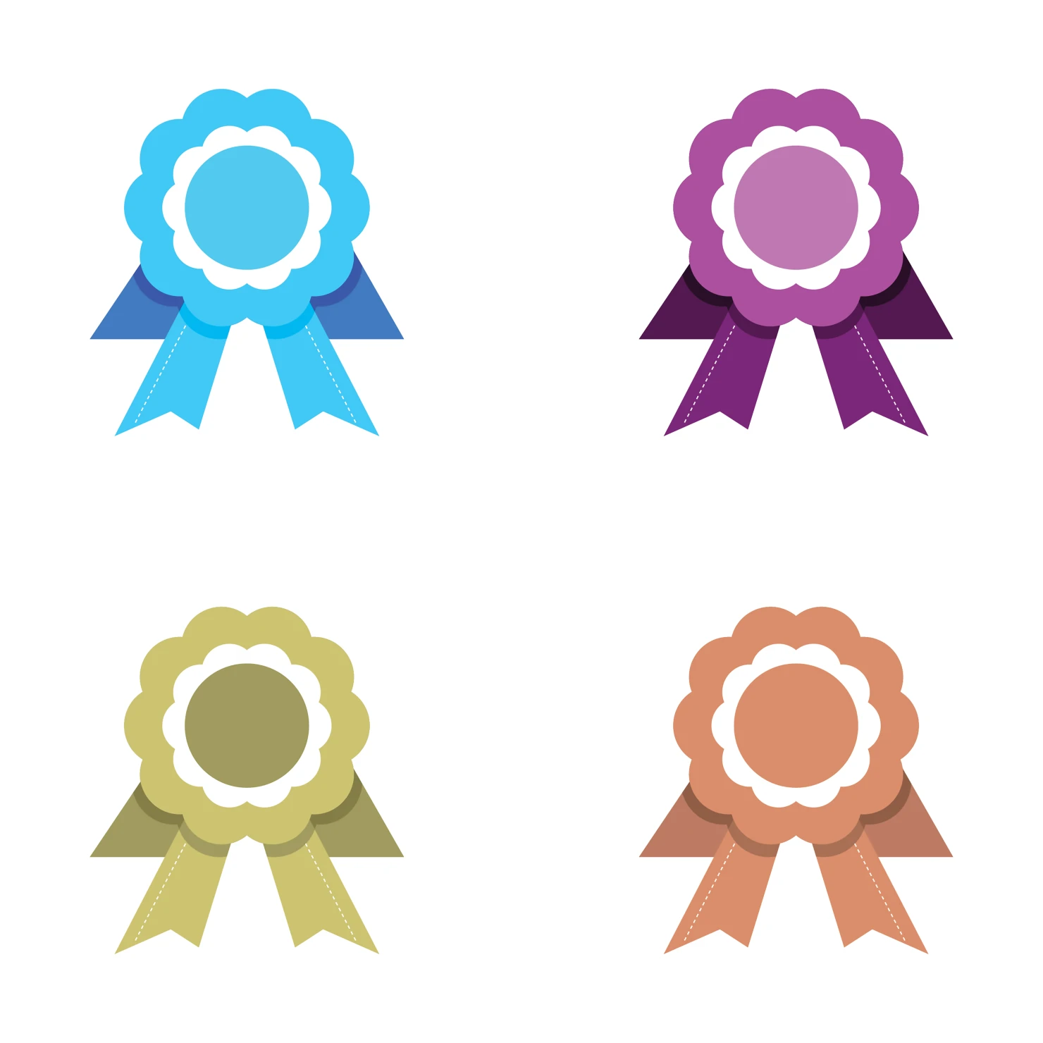 Bow collection customizable icon set design #34392