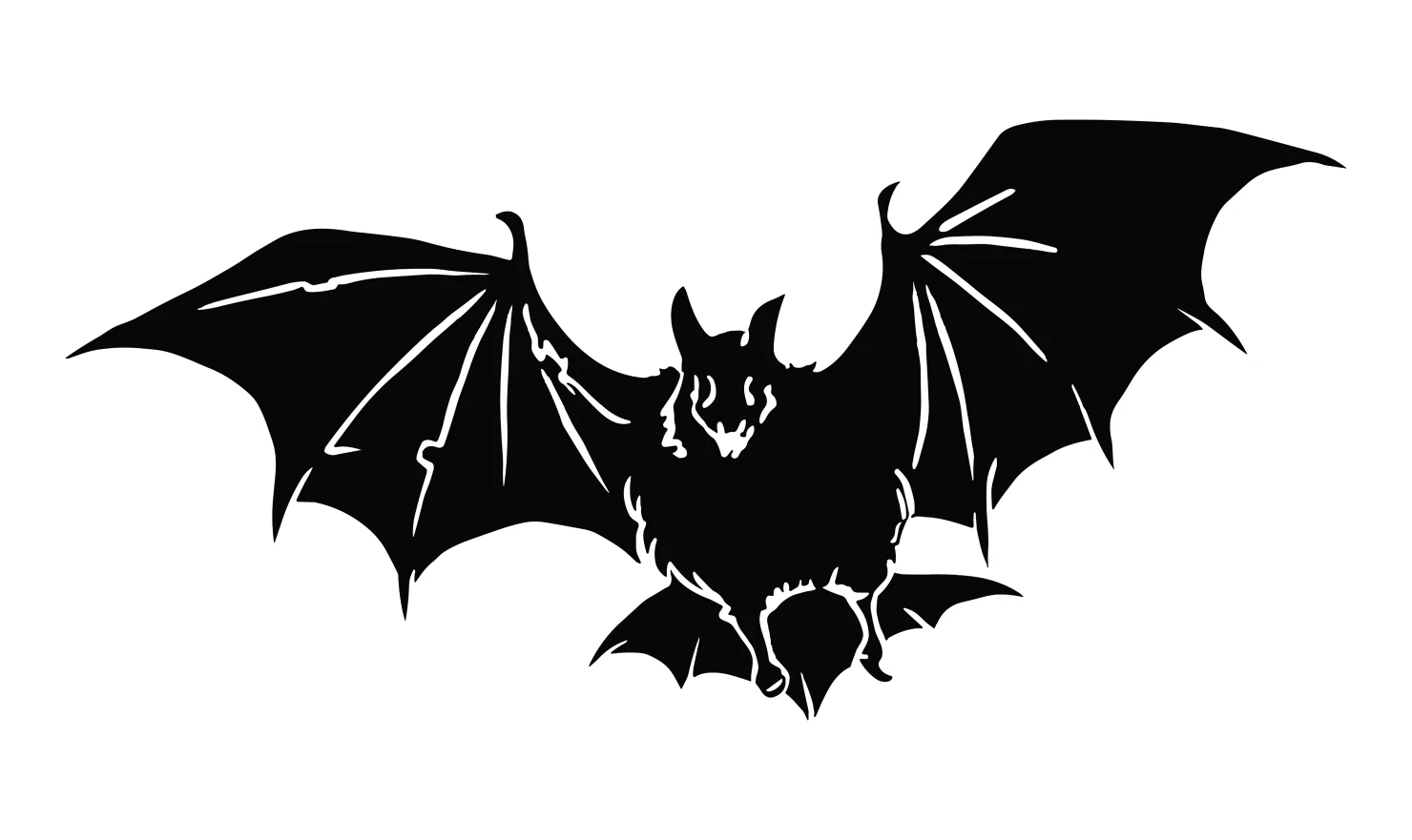 Bat customizable silhouettes set design #34408