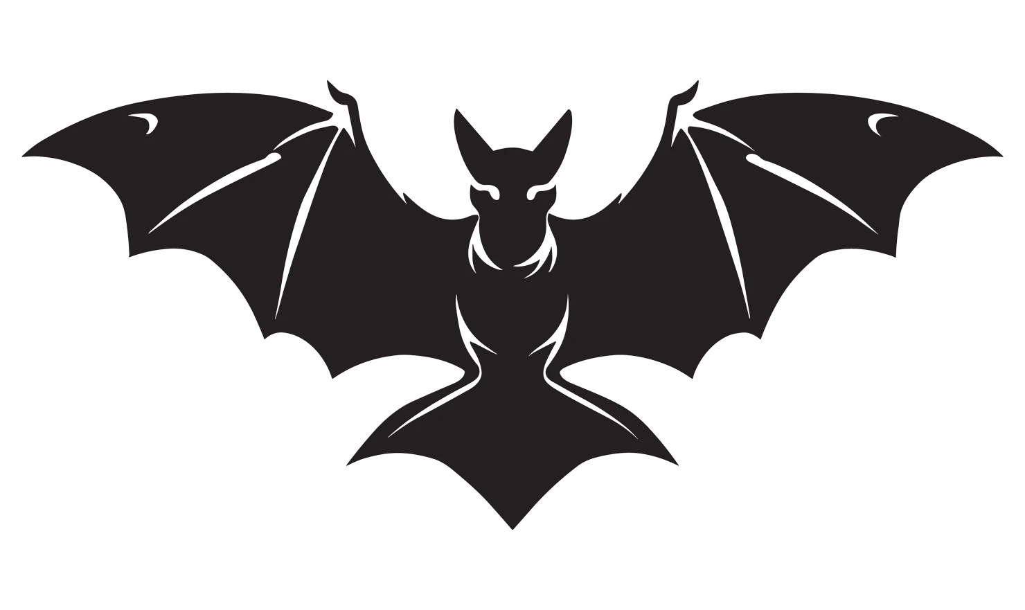 Bat customizable silhouettes set design #34410