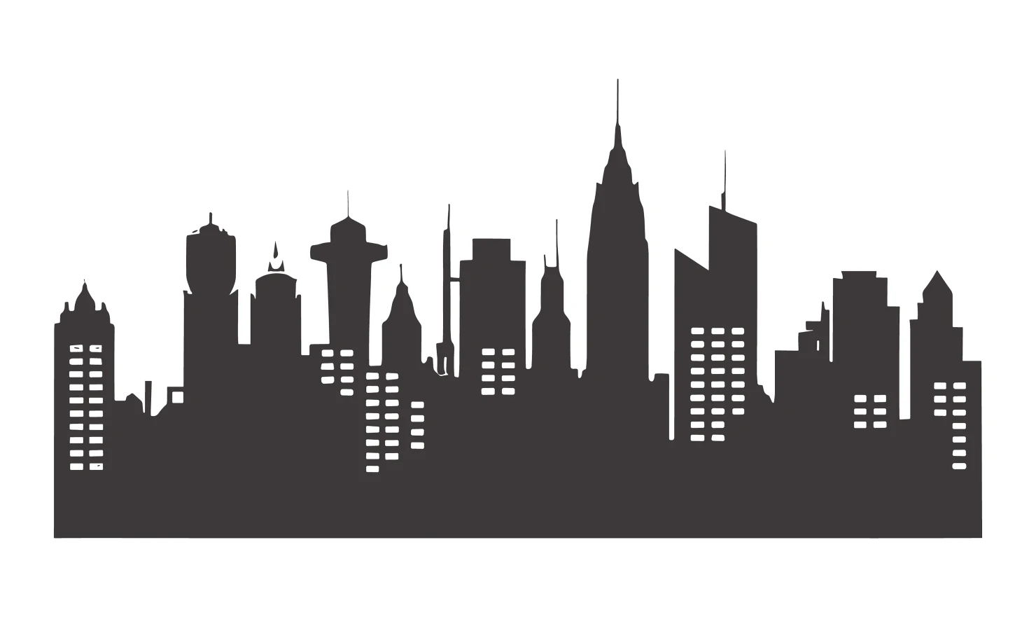Building customizable silhouettes set design #34420