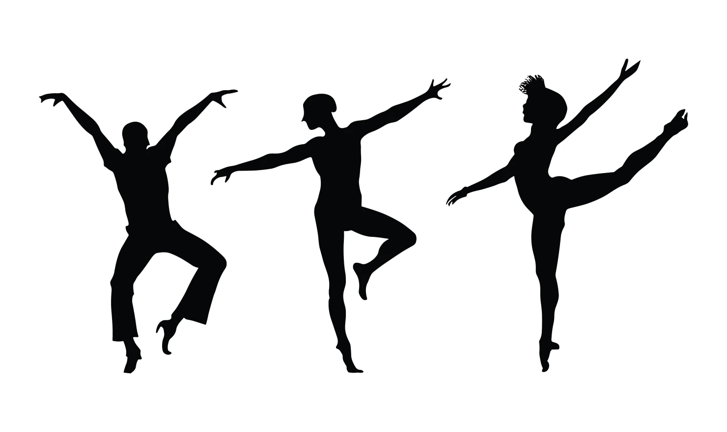 Dance customizable silhouettes set design #34423