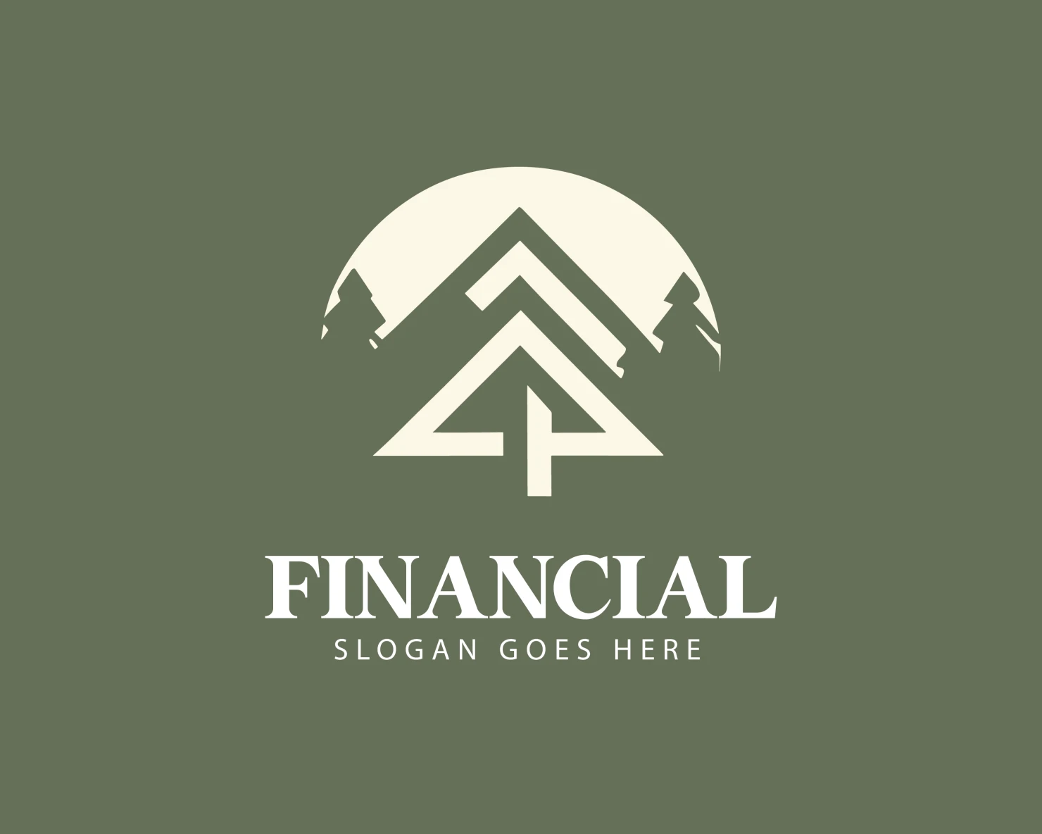 Financial customizable logo design #34454