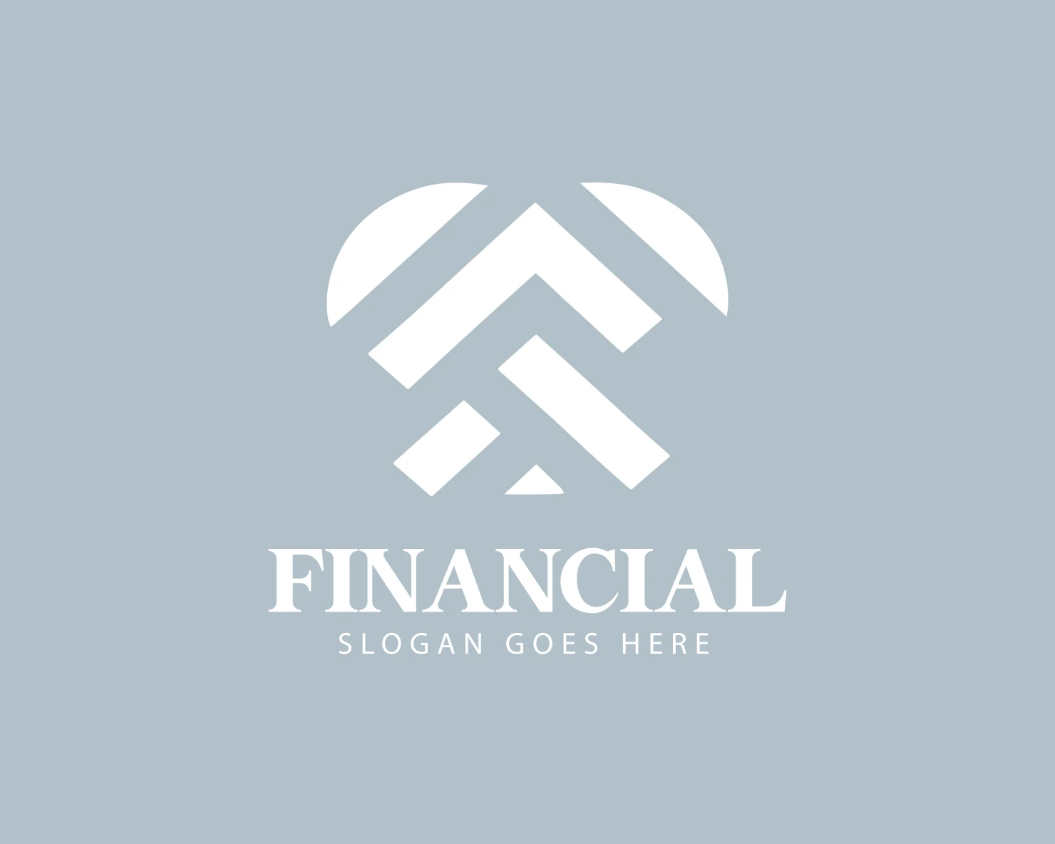 Financial customizable logo design #34455