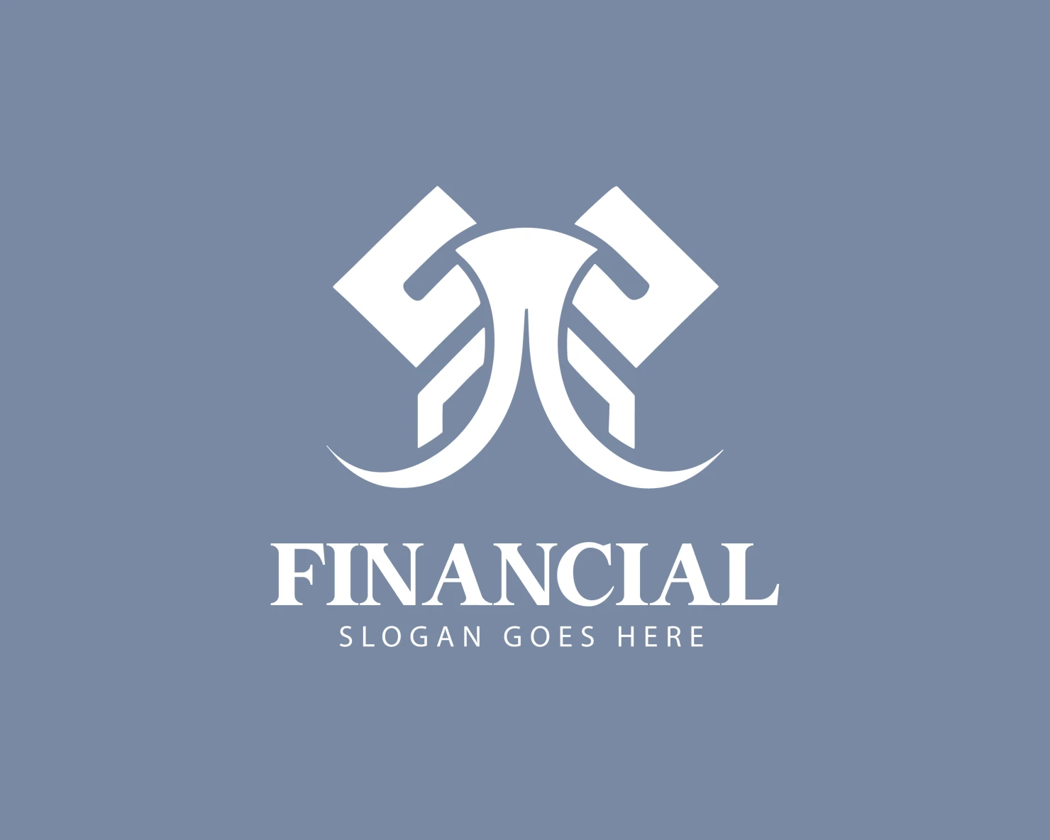 Financial customizable logo design #34456