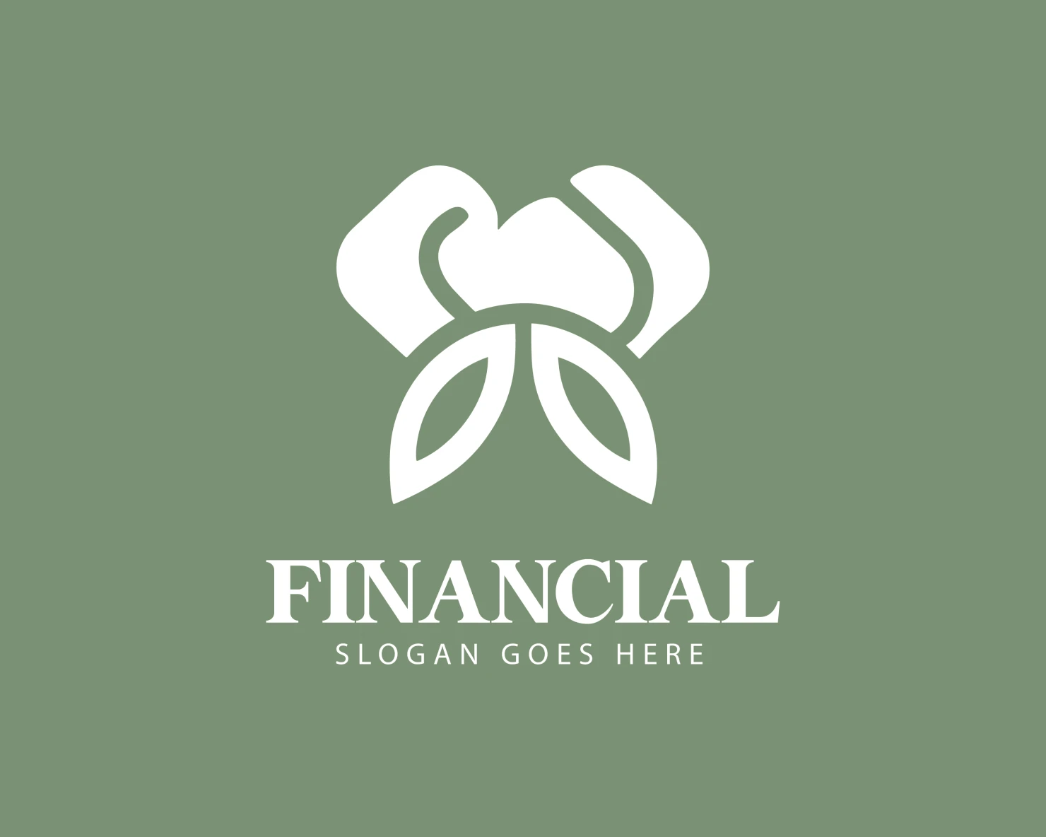 Financial customizable logo design #34458