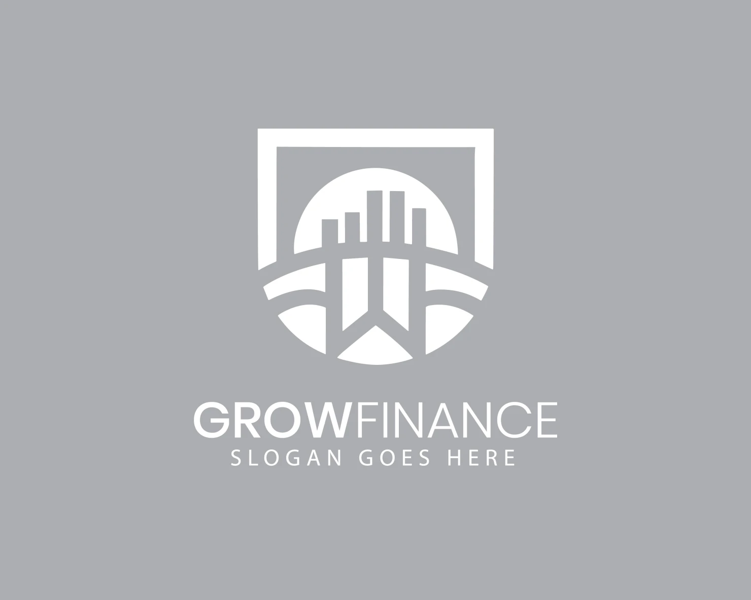 Financial grow customizable logo design #34465