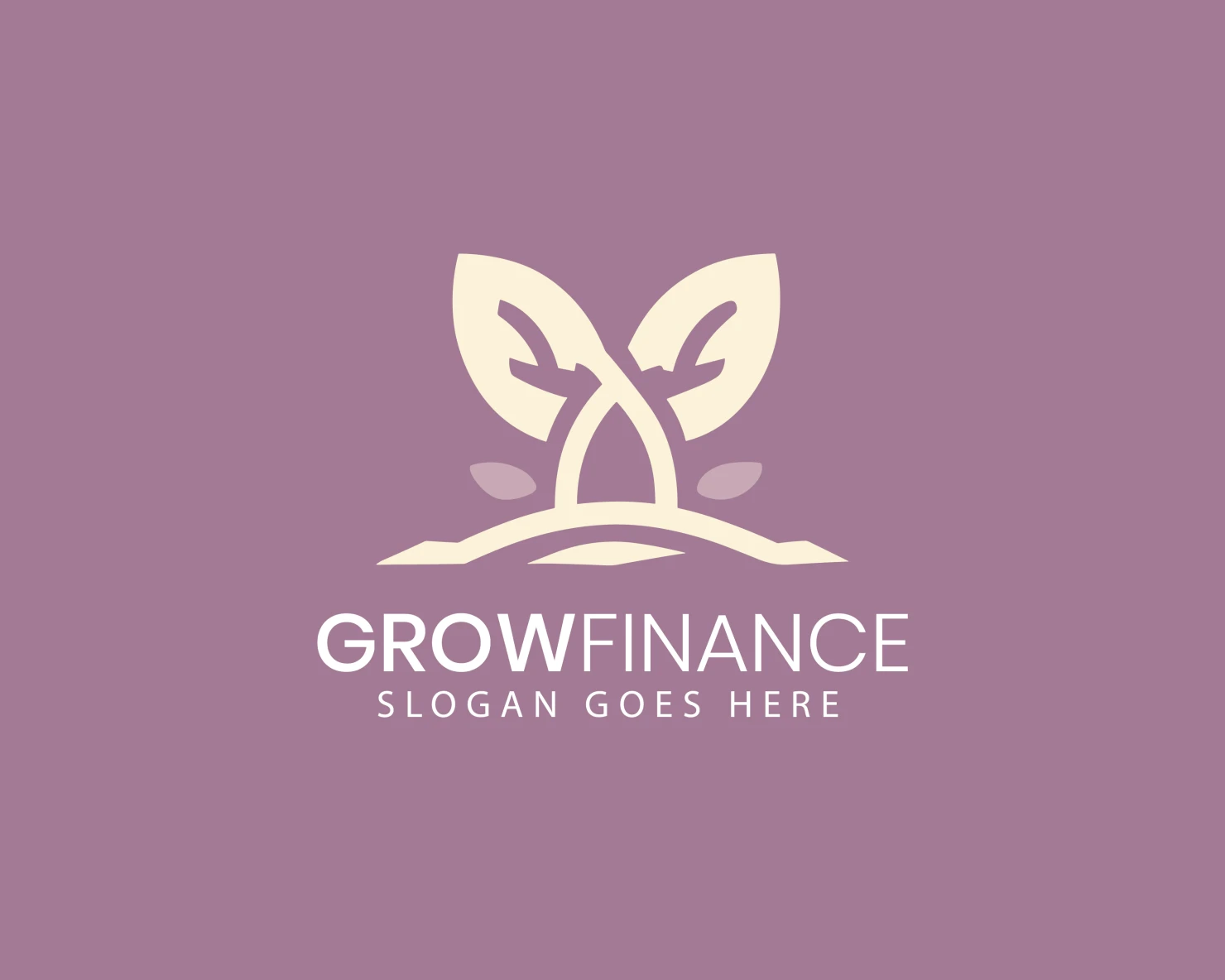 Financial grow customizable logo design #34469