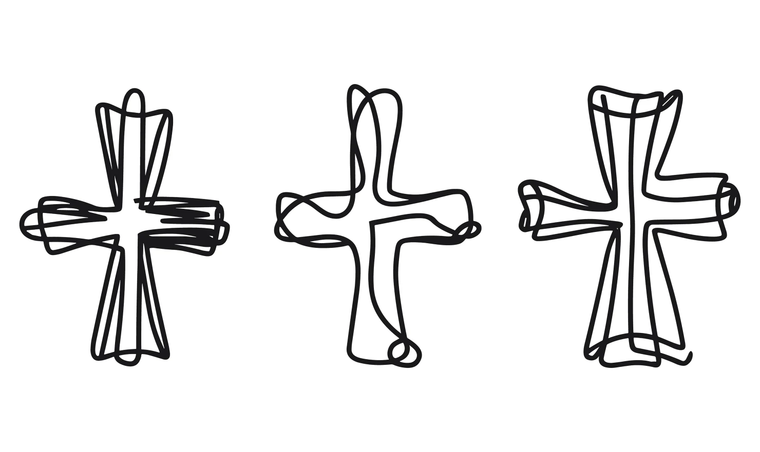 Cross customizable icon set design #34527