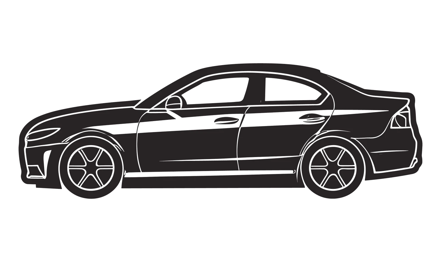 Cars customizable silhouettes set design #34622