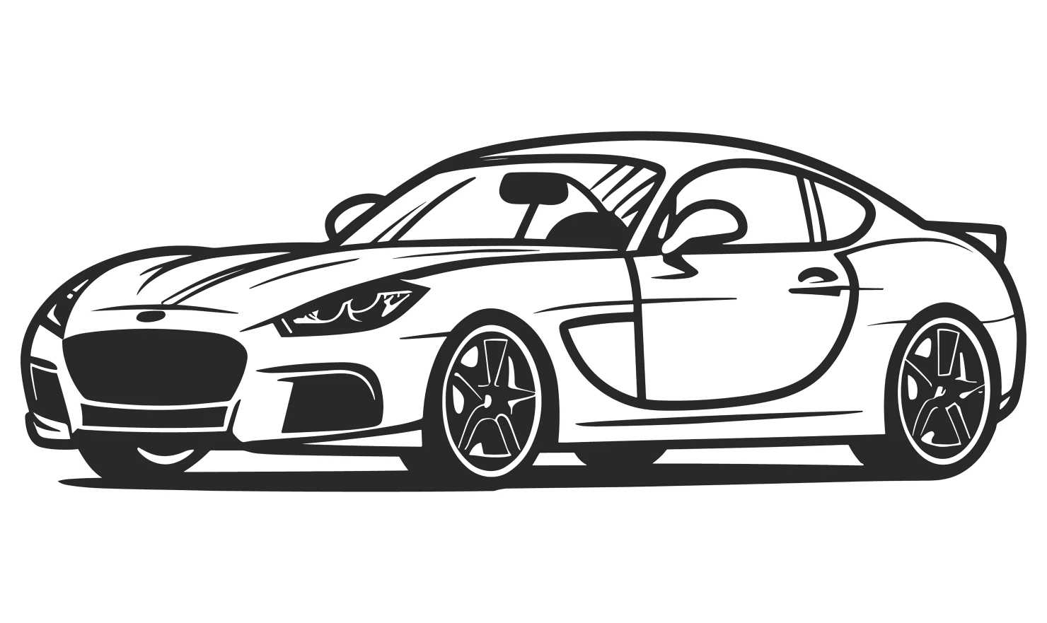 Cars customizable icon set design #34640