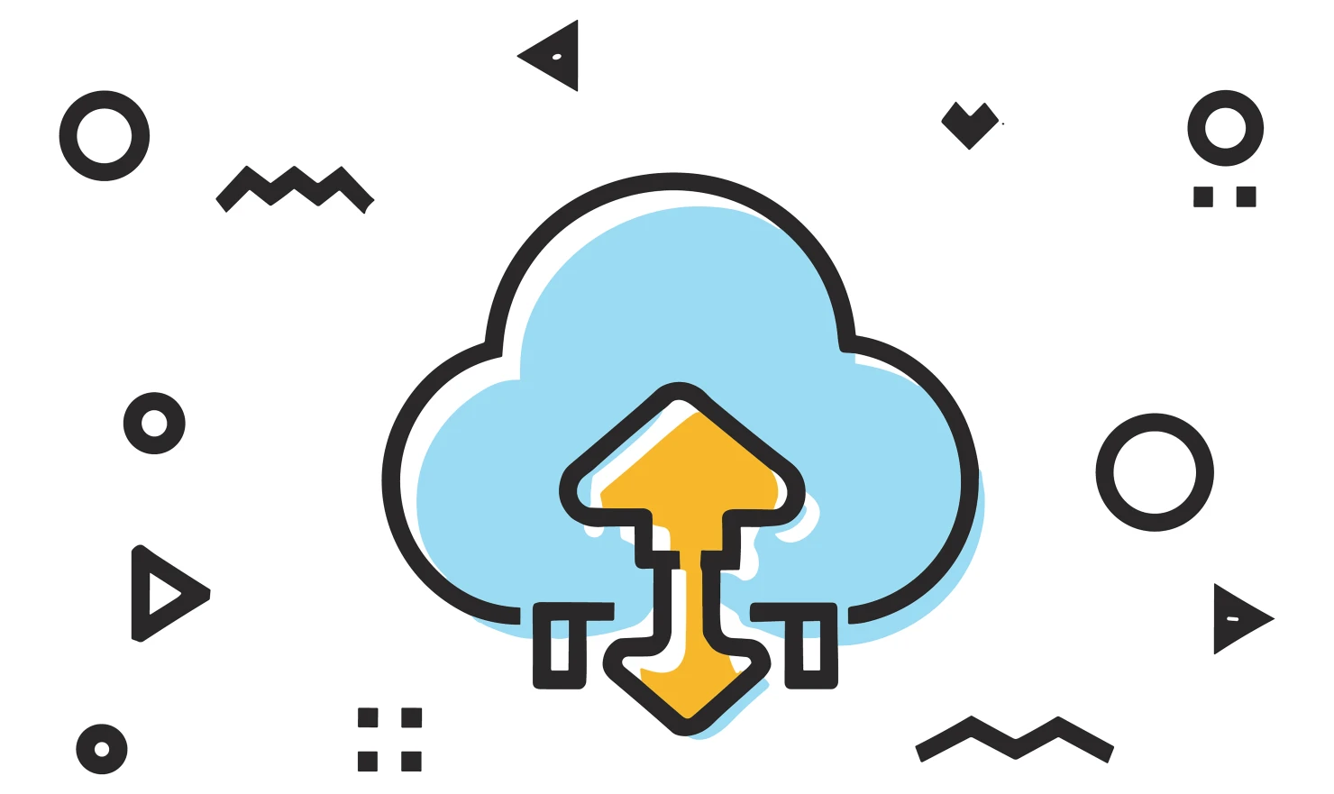 Clouds customizable icon set design #34741