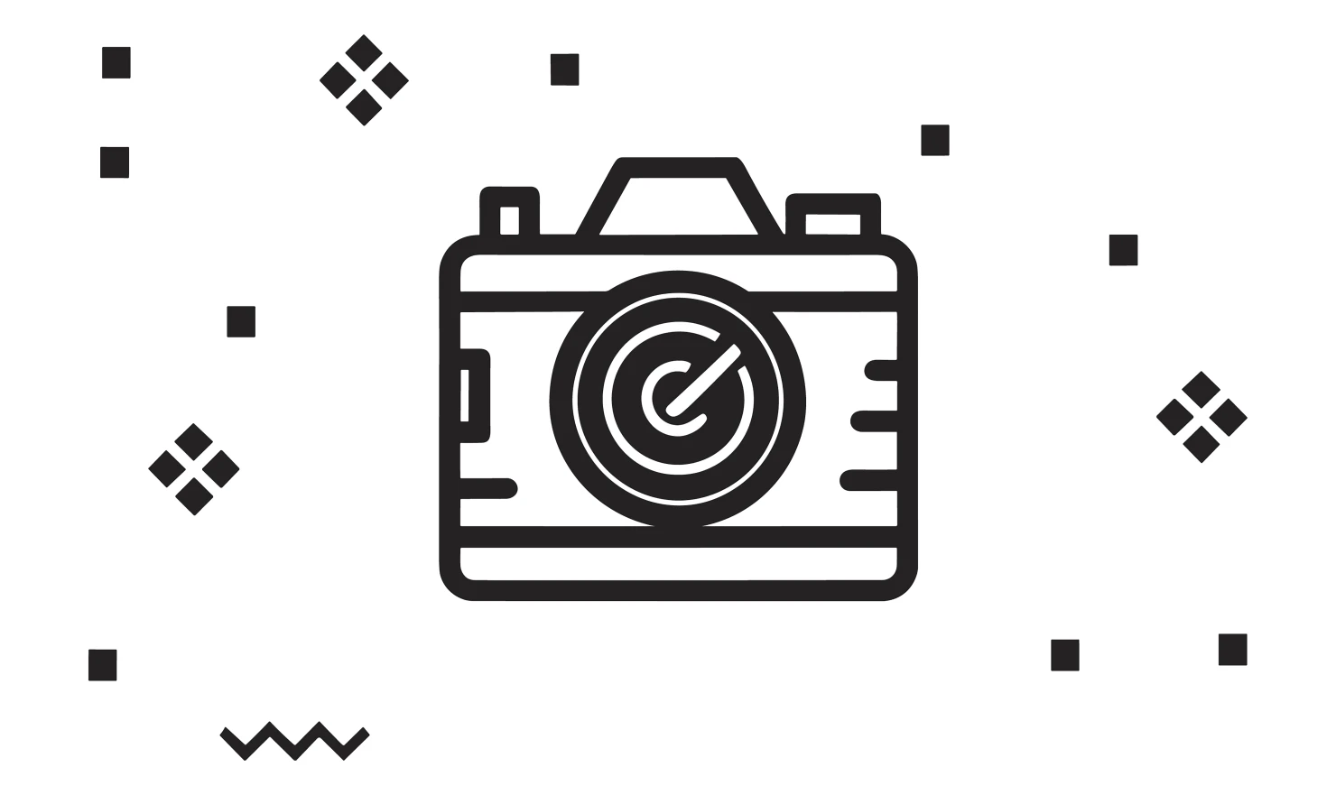 Camera customizable icon set design #34806