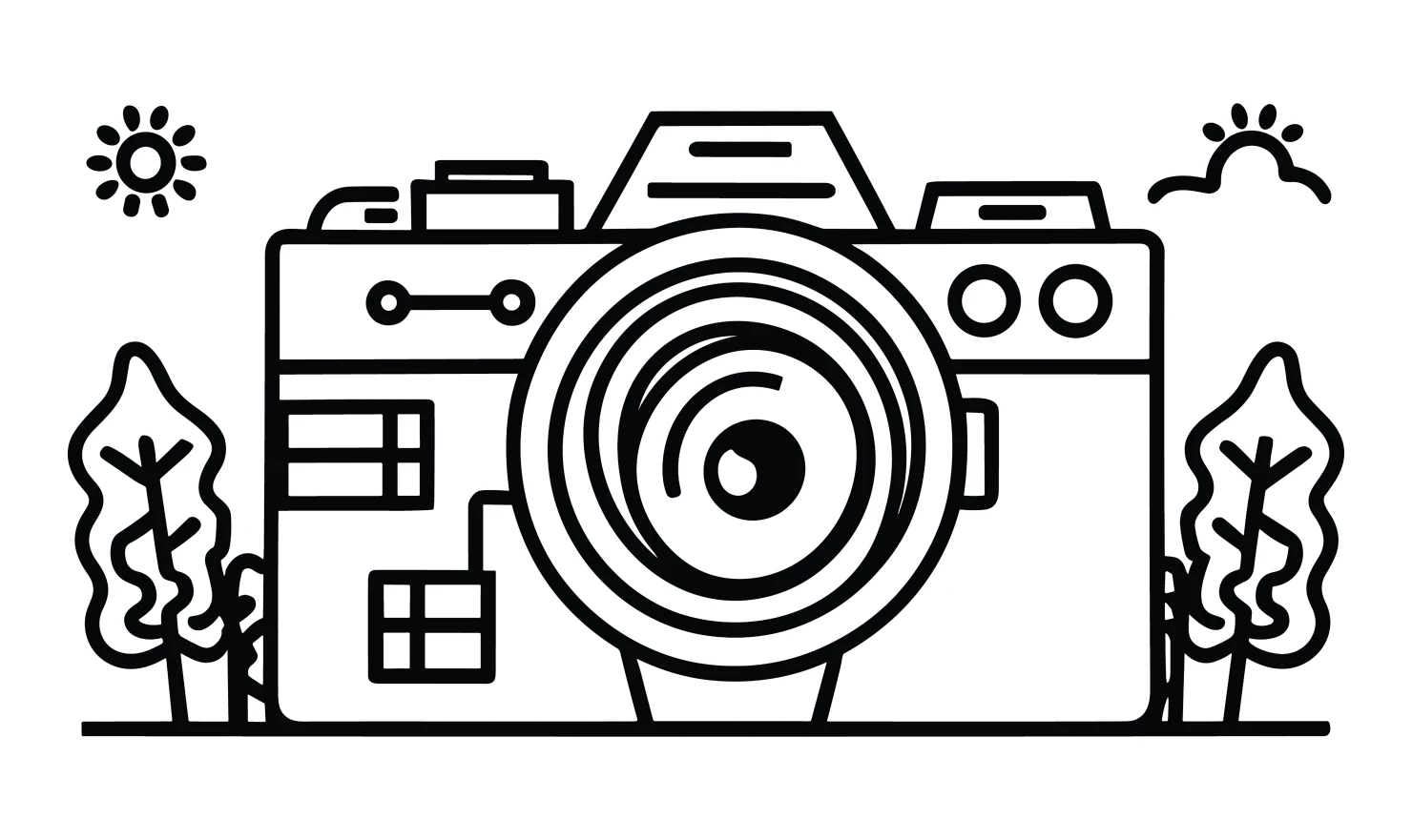 Camera customizable icon set design #34807